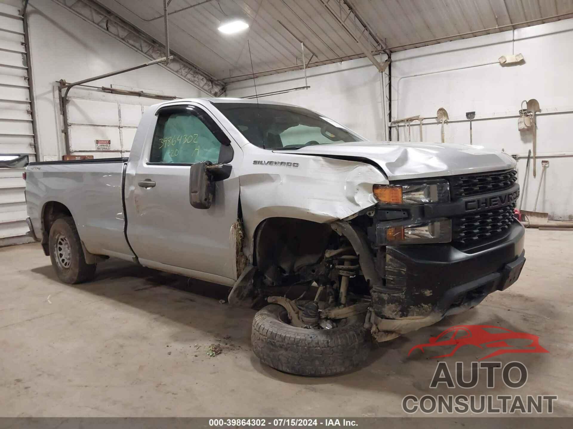 CHEVROLET SILVERADO 1500 2020 - 3GCNYAEF3LG109070