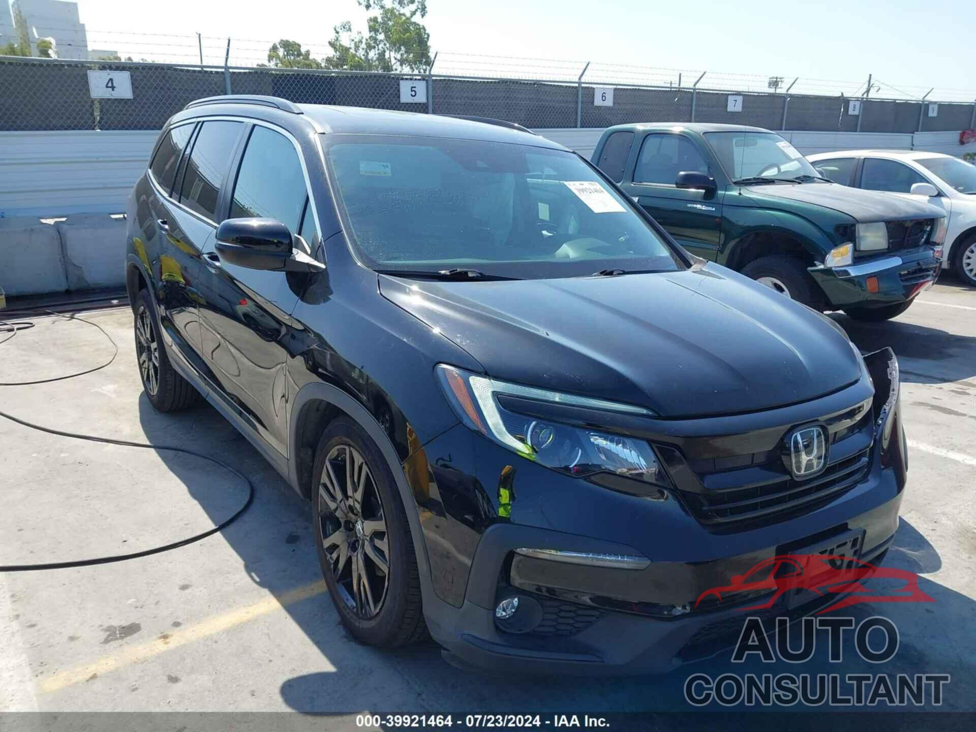 HONDA PILOT 2021 - 5FNYF5H28MB004115