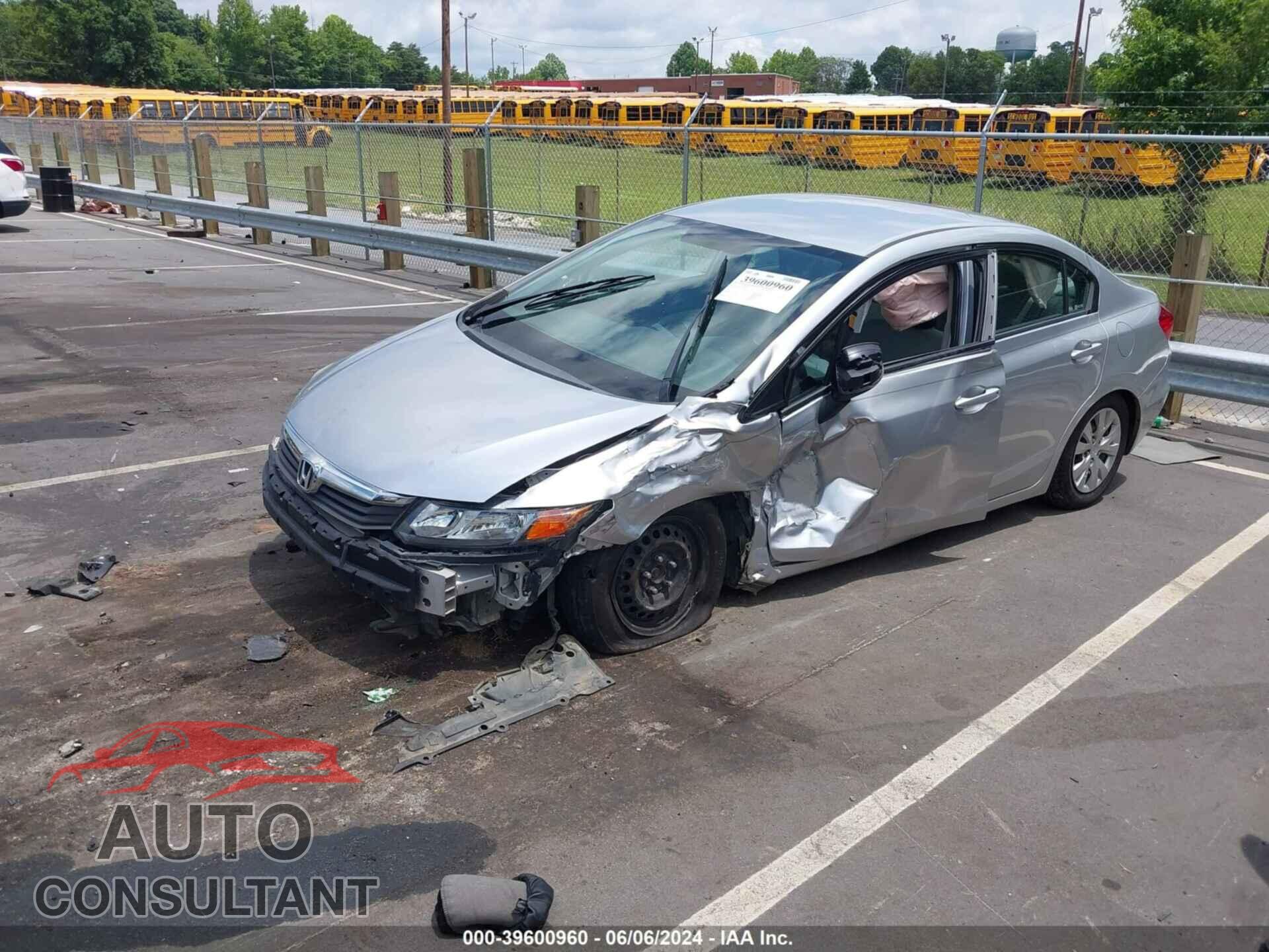 HONDA CIVIC 2012 - 19XFB2F52CE079783