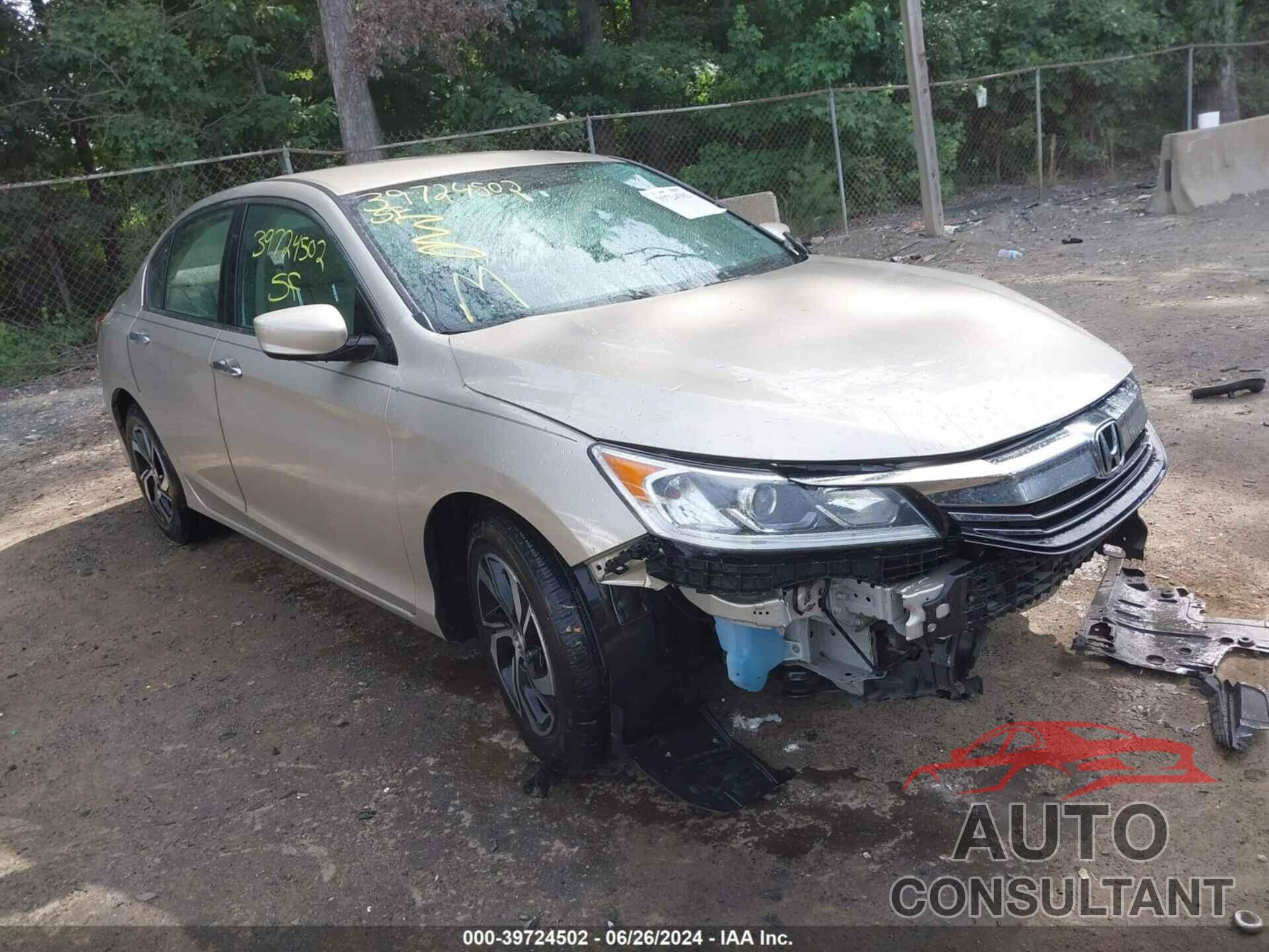 HONDA ACCORD 2017 - 1HGCR2F34HA202508