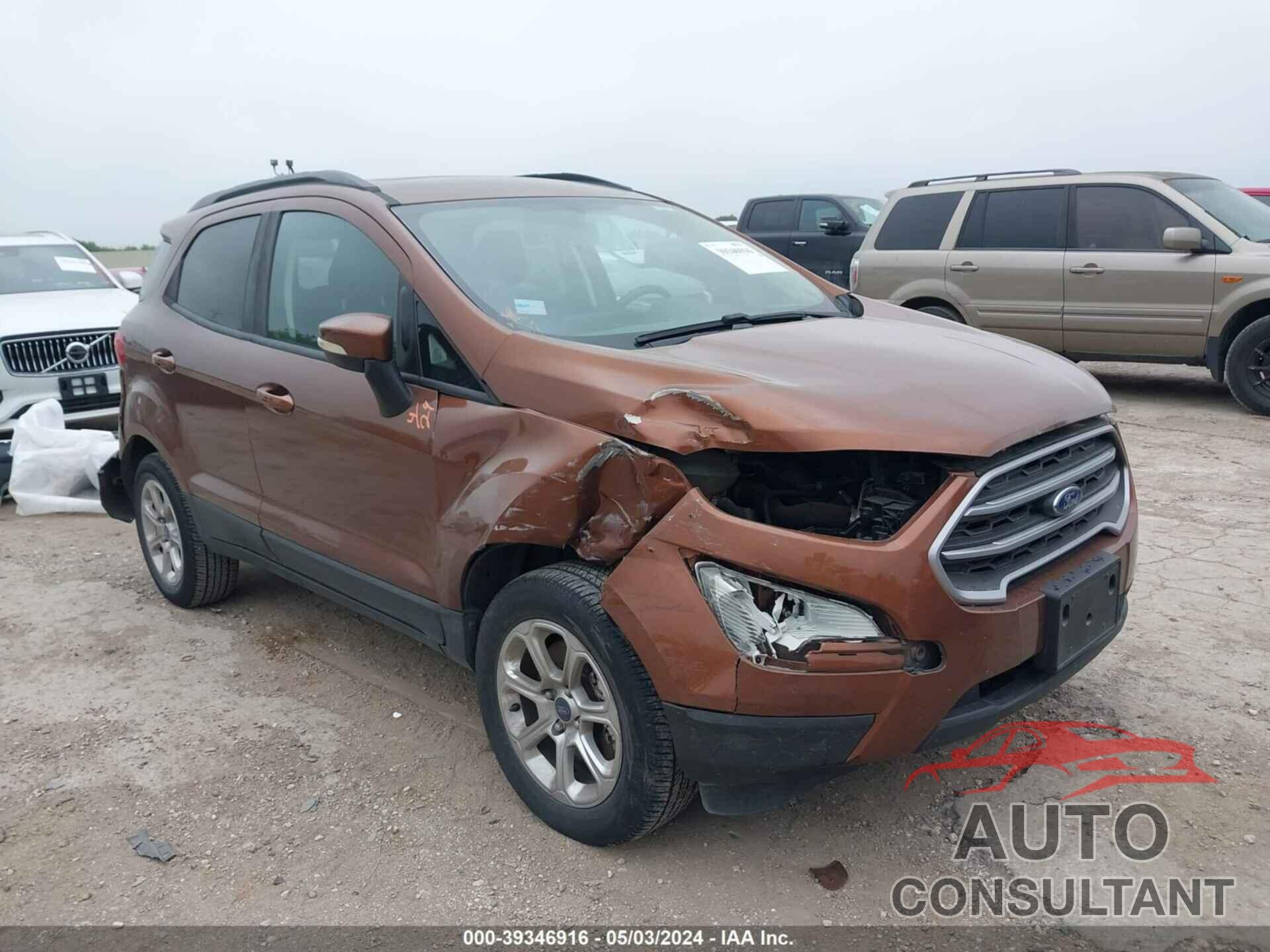 FORD ECOSPORT 2019 - MAJ3S2GE2KC280466