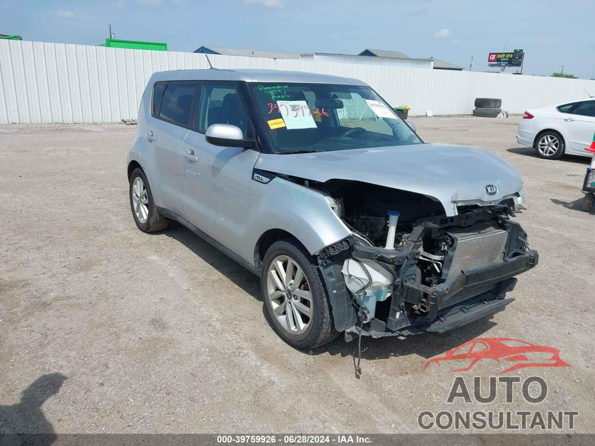 KIA SOUL 2019 - KNDJP3A51K7631586