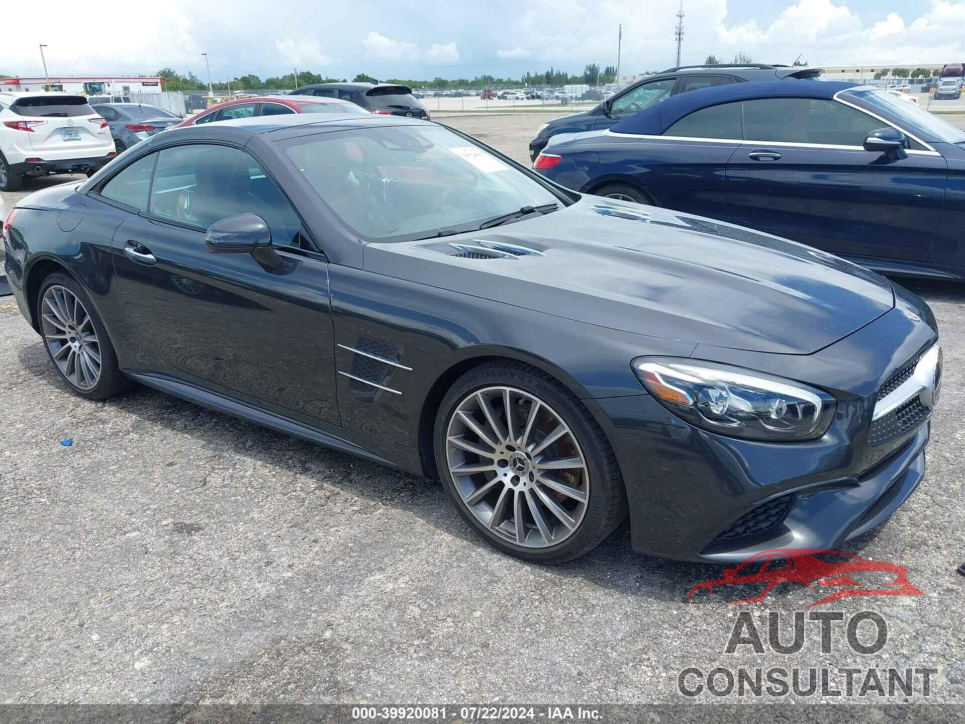 MERCEDES-BENZ SL 450 2019 - WDDJK6GA9KF057691