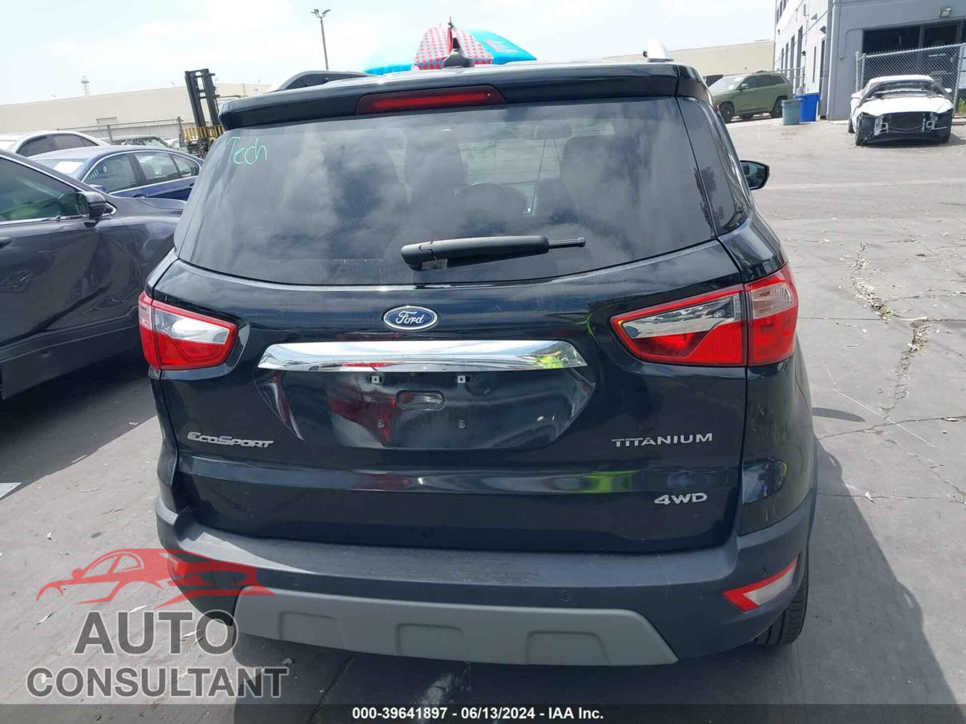 FORD ECOSPORT 2020 - MAJ6S3KL4LC357302