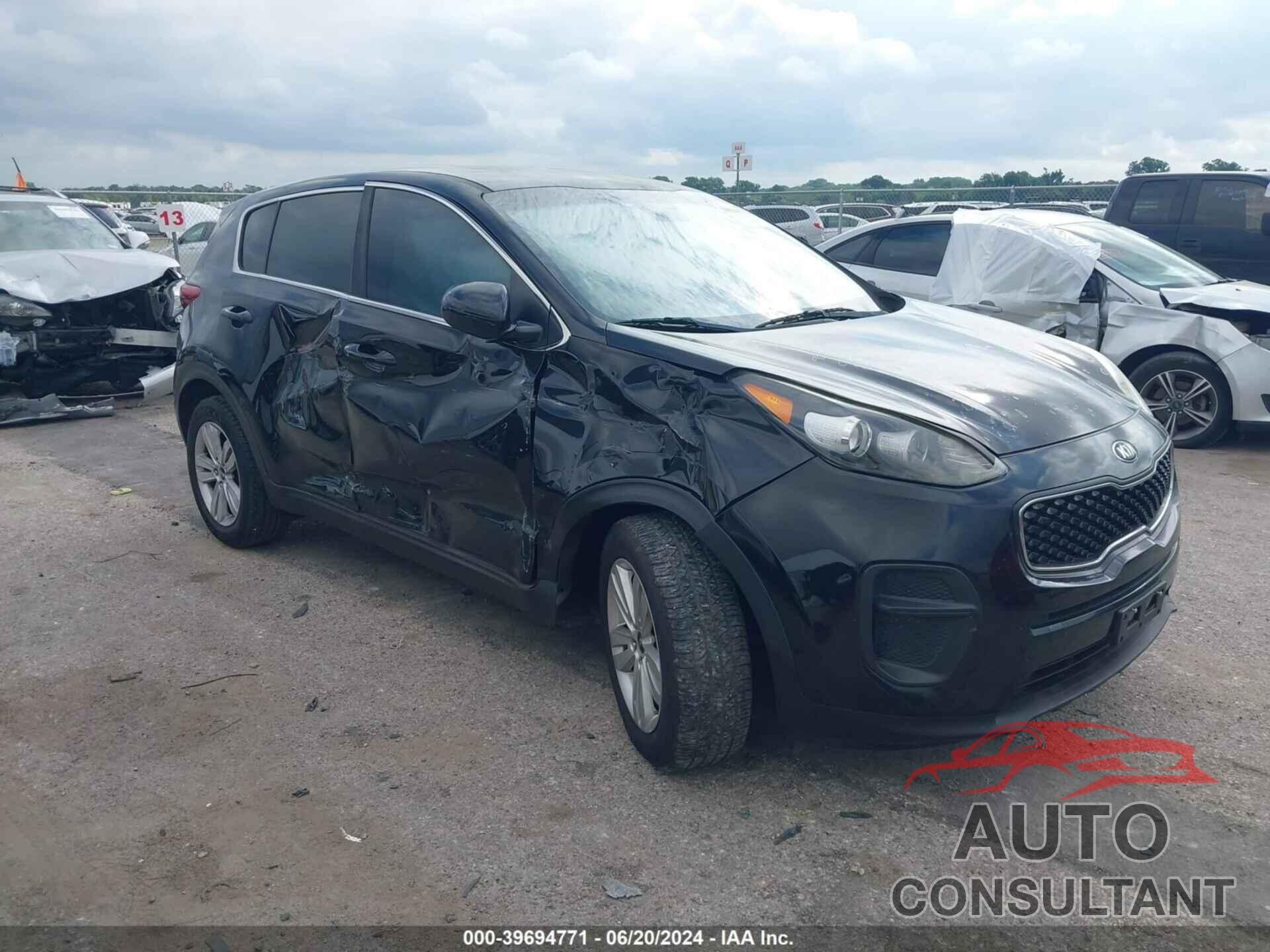 KIA SPORTAGE 2017 - KNDPM3ACXH7105869