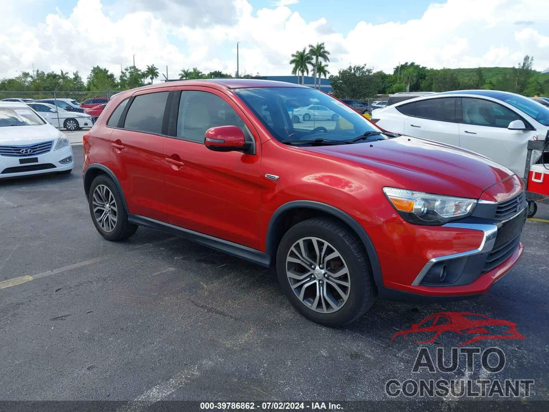 MITSUBISHI OUTLANDER SPORT 2016 - JA4AP3AW3GZ042196