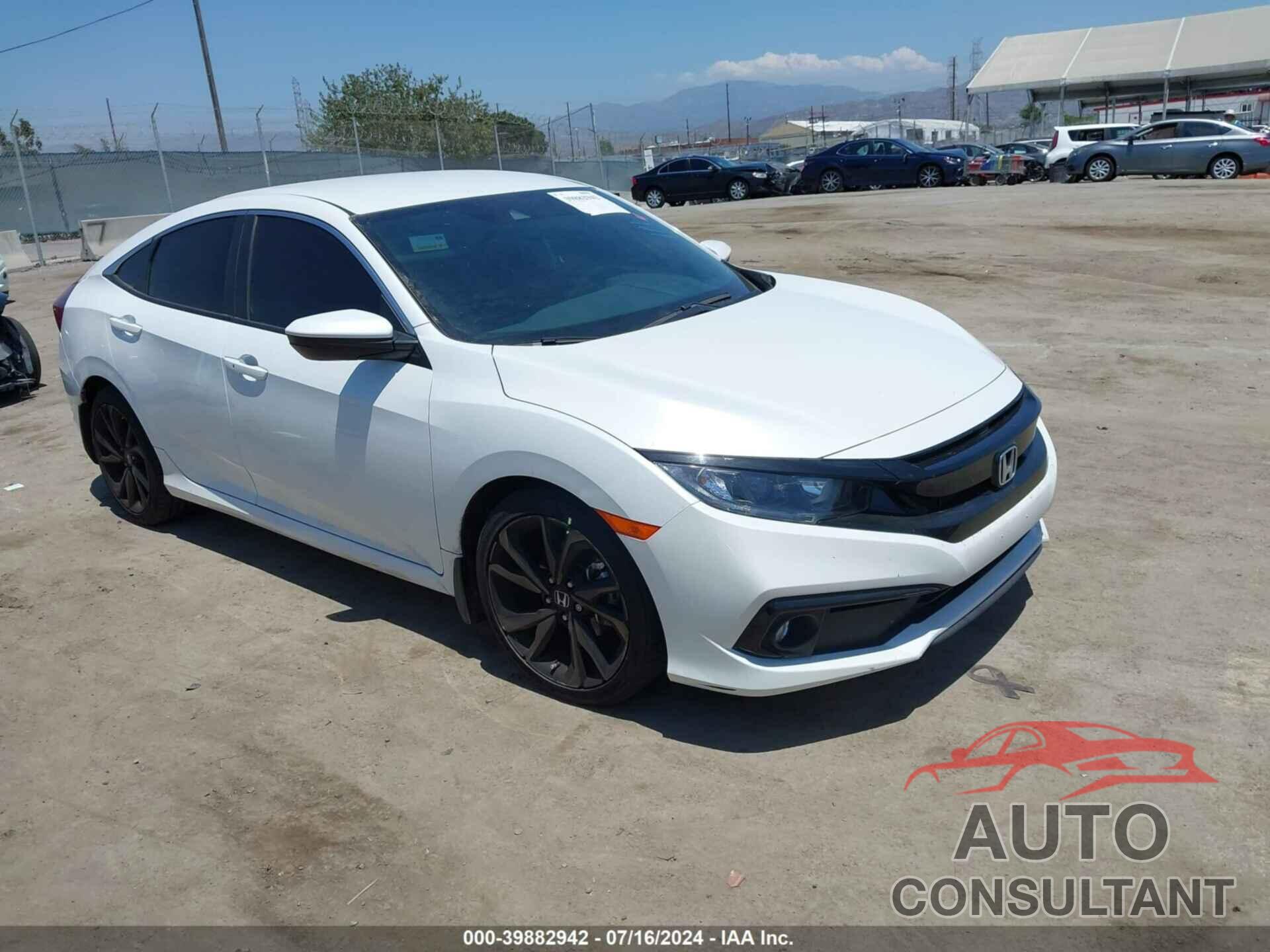 HONDA CIVIC 2020 - 19XFC2F82LE007411