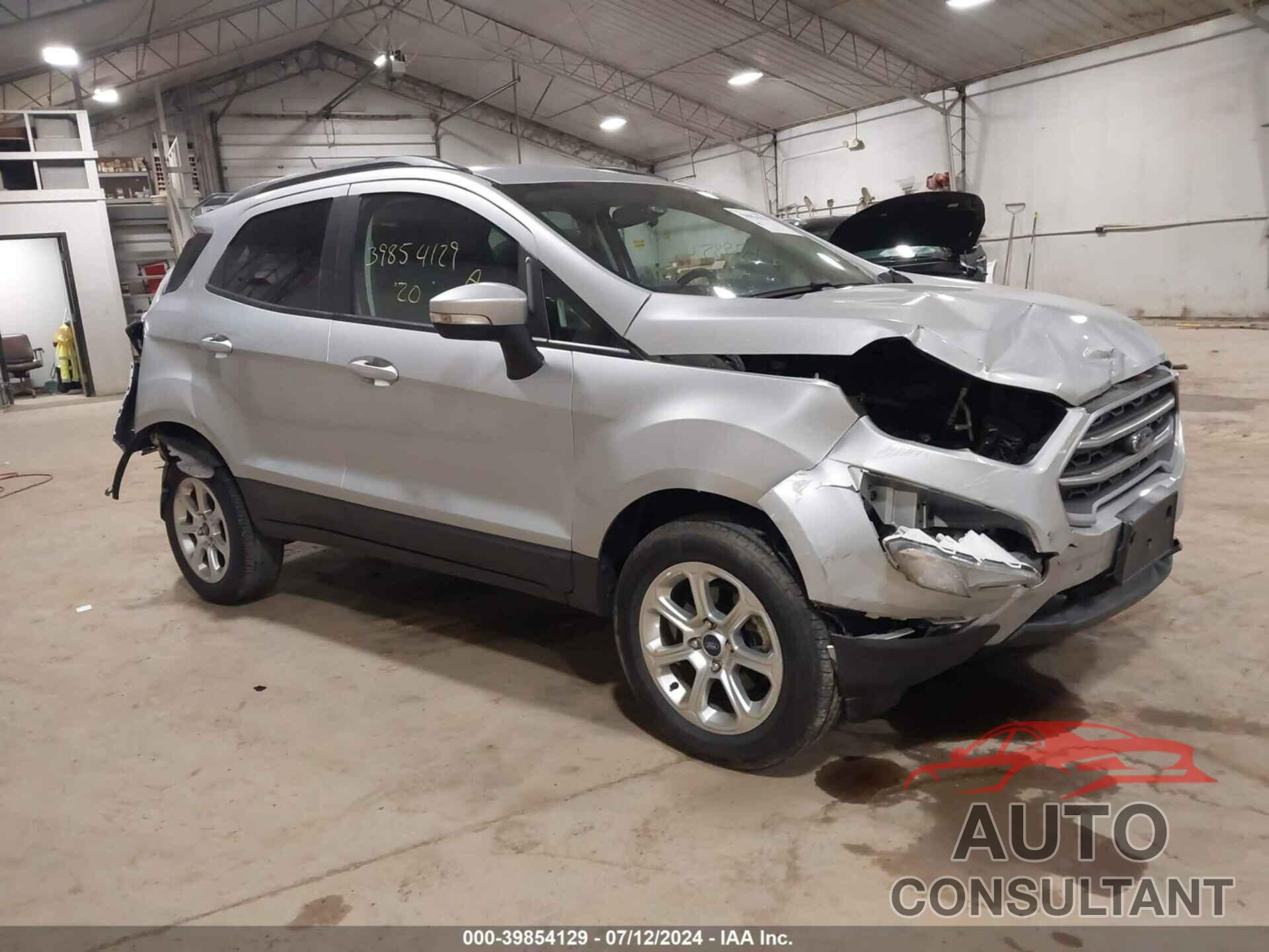 FORD ECOSPORT 2020 - MAJ6S3GL2LC348509