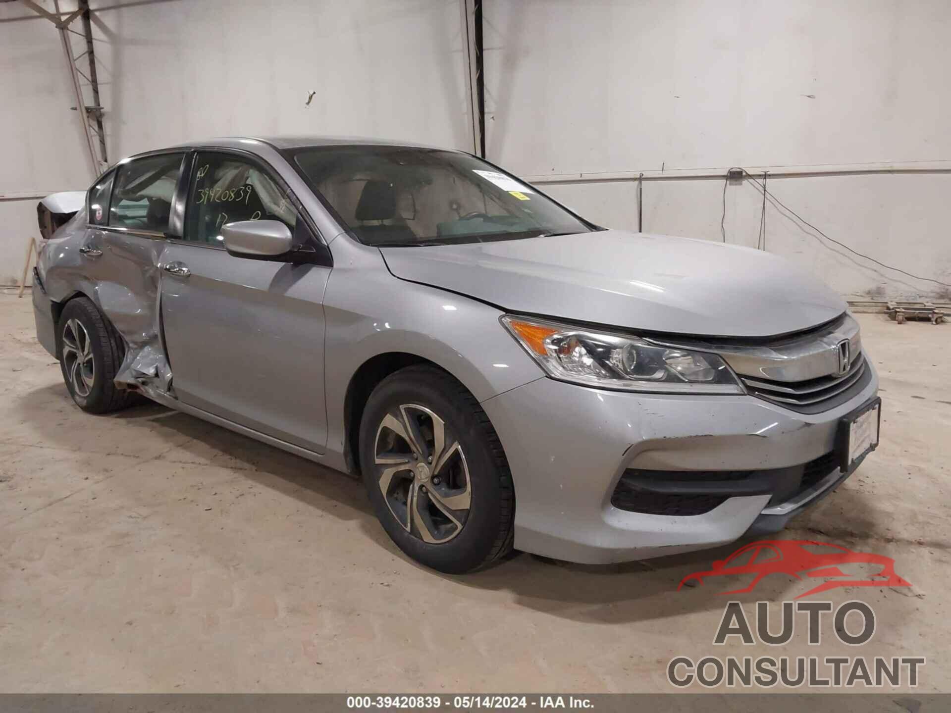 HONDA ACCORD 2017 - 1HGCR2F40HA105170