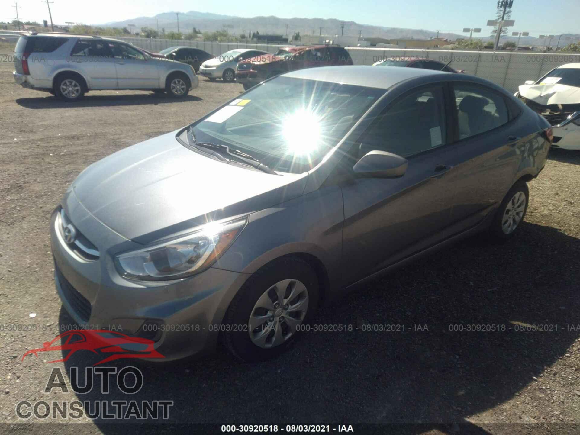 HYUNDAI ACCENT 2017 - KMHCT4AE5HU210101