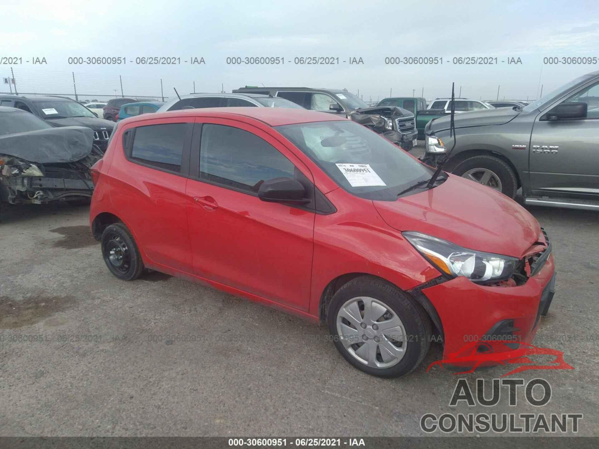 CHEVROLET SPARK 2018 - KL8CB6SA2JC468756