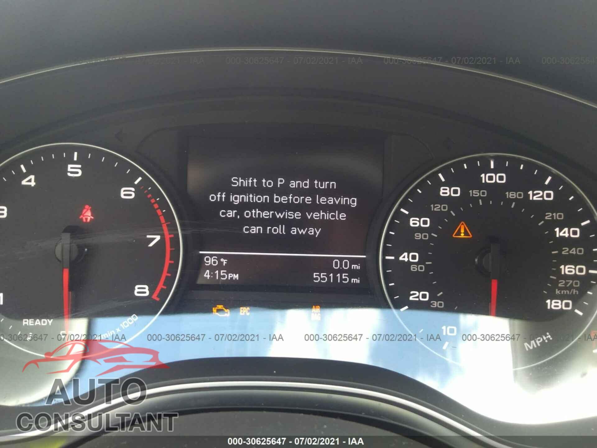 AUDI A6 2017 - WAUC8BFC5HN008741