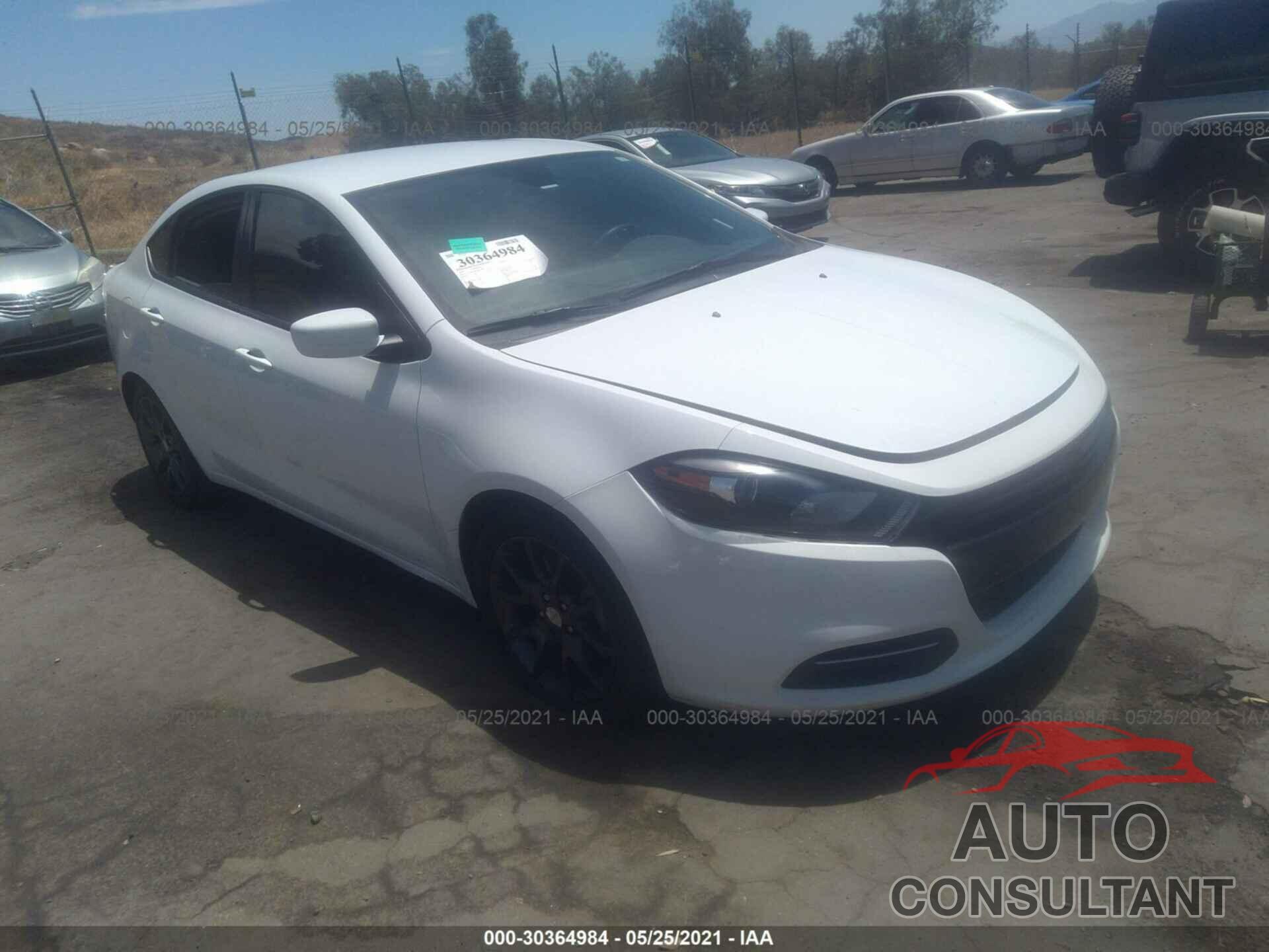 DODGE DART 2016 - 1C3CDFAA6GD516916