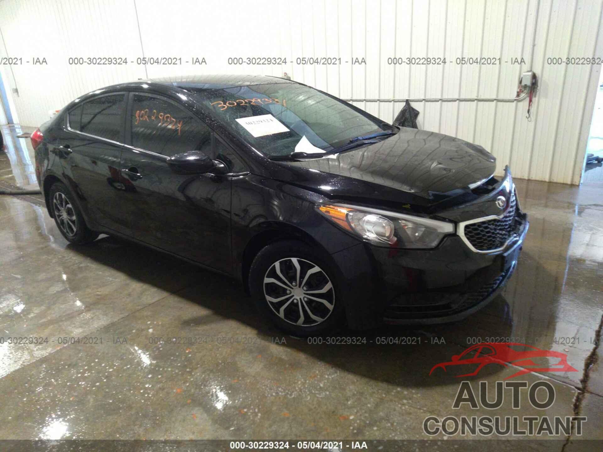 KIA FORTE 2016 - KNAFK4A65G5539593