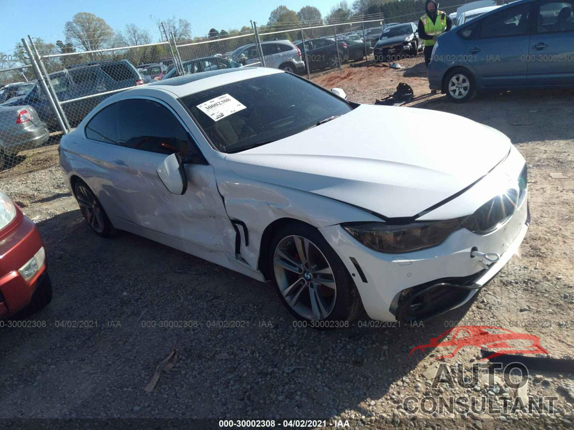 BMW 4 SERIES 2017 - WBA4R9C31HK878986