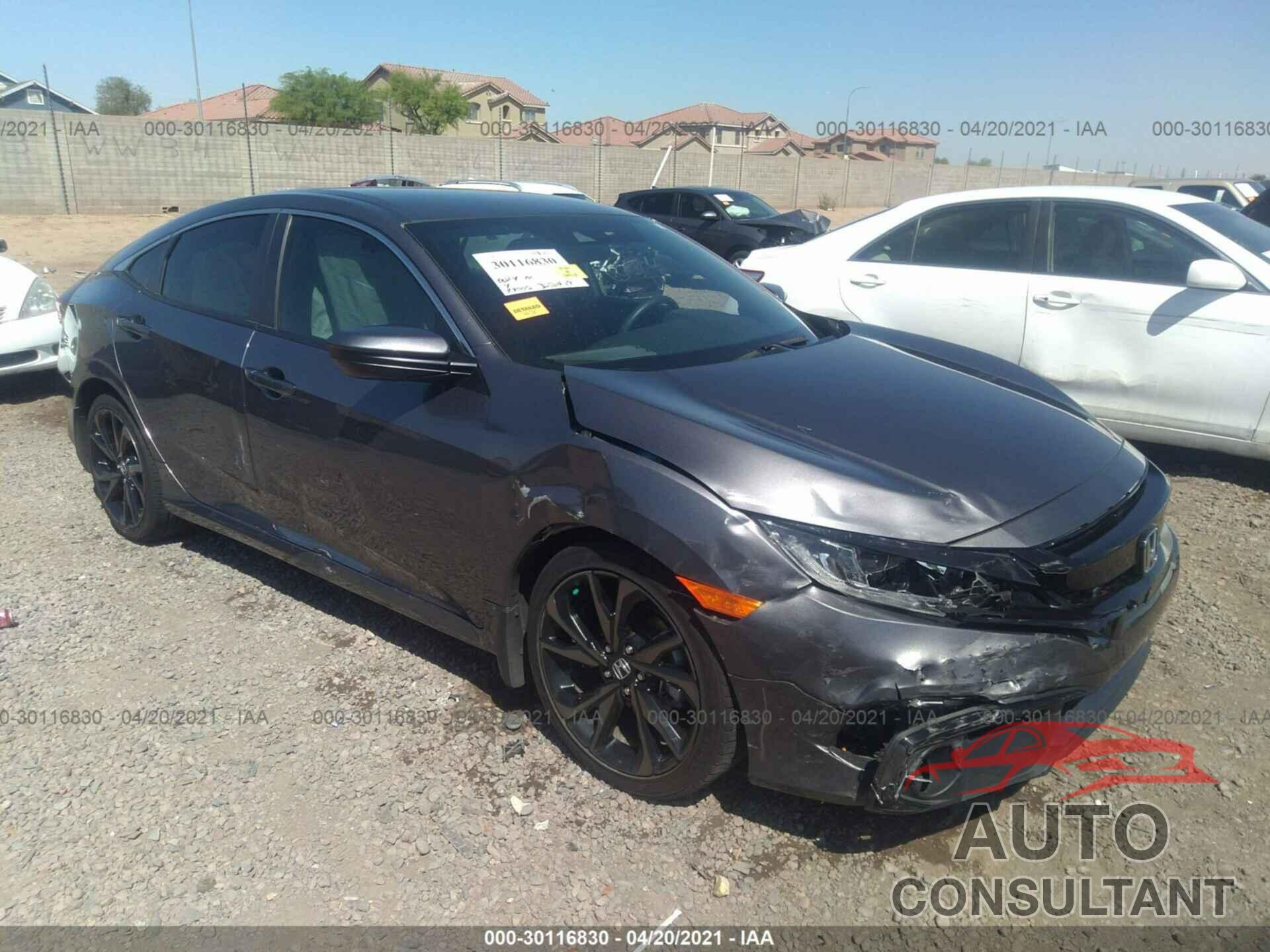 HONDA CIVIC SEDAN 2019 - 19XFC2F81KE048790