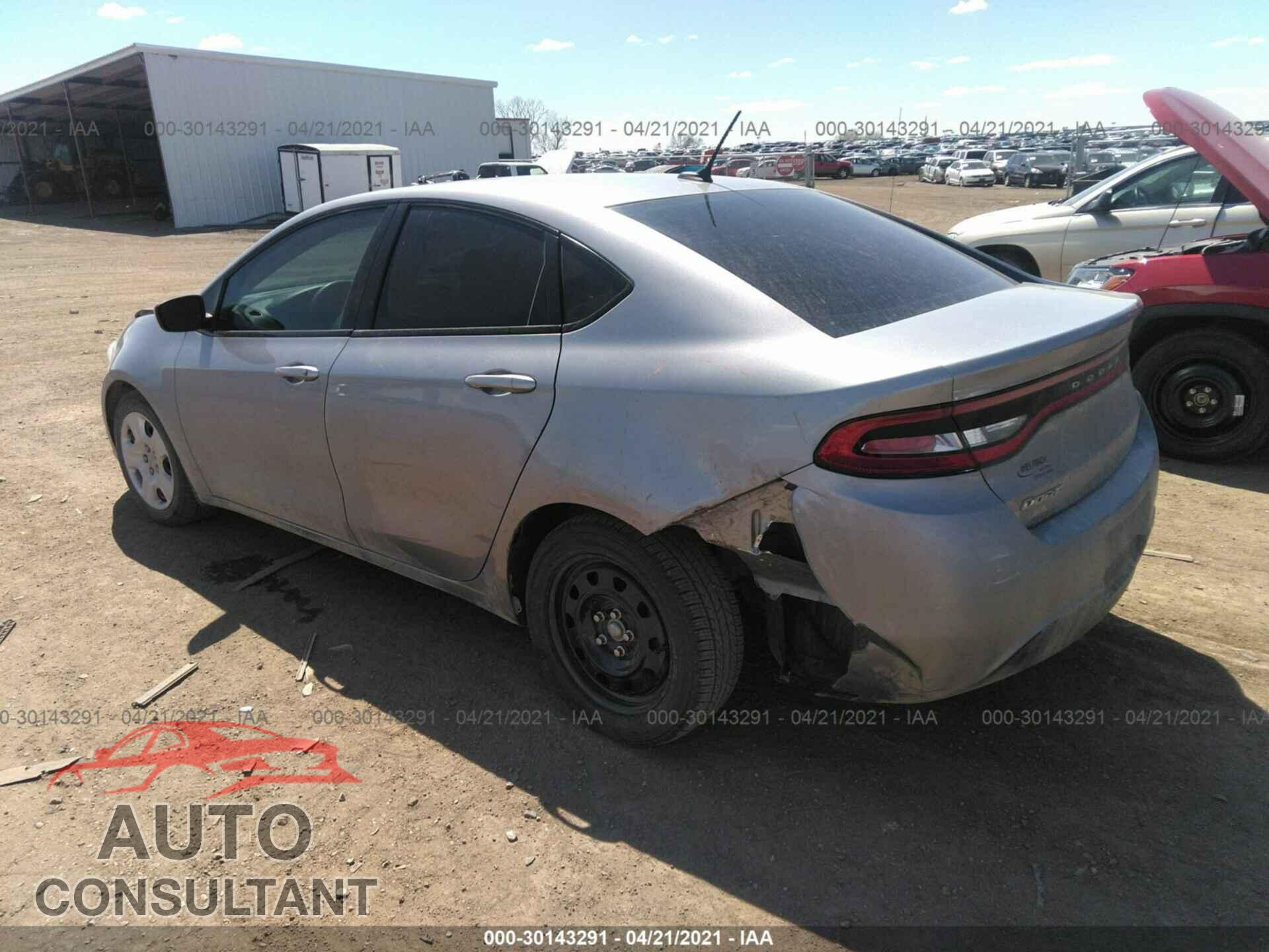 DODGE DART 2016 - 1C3CDFAA7GD564800