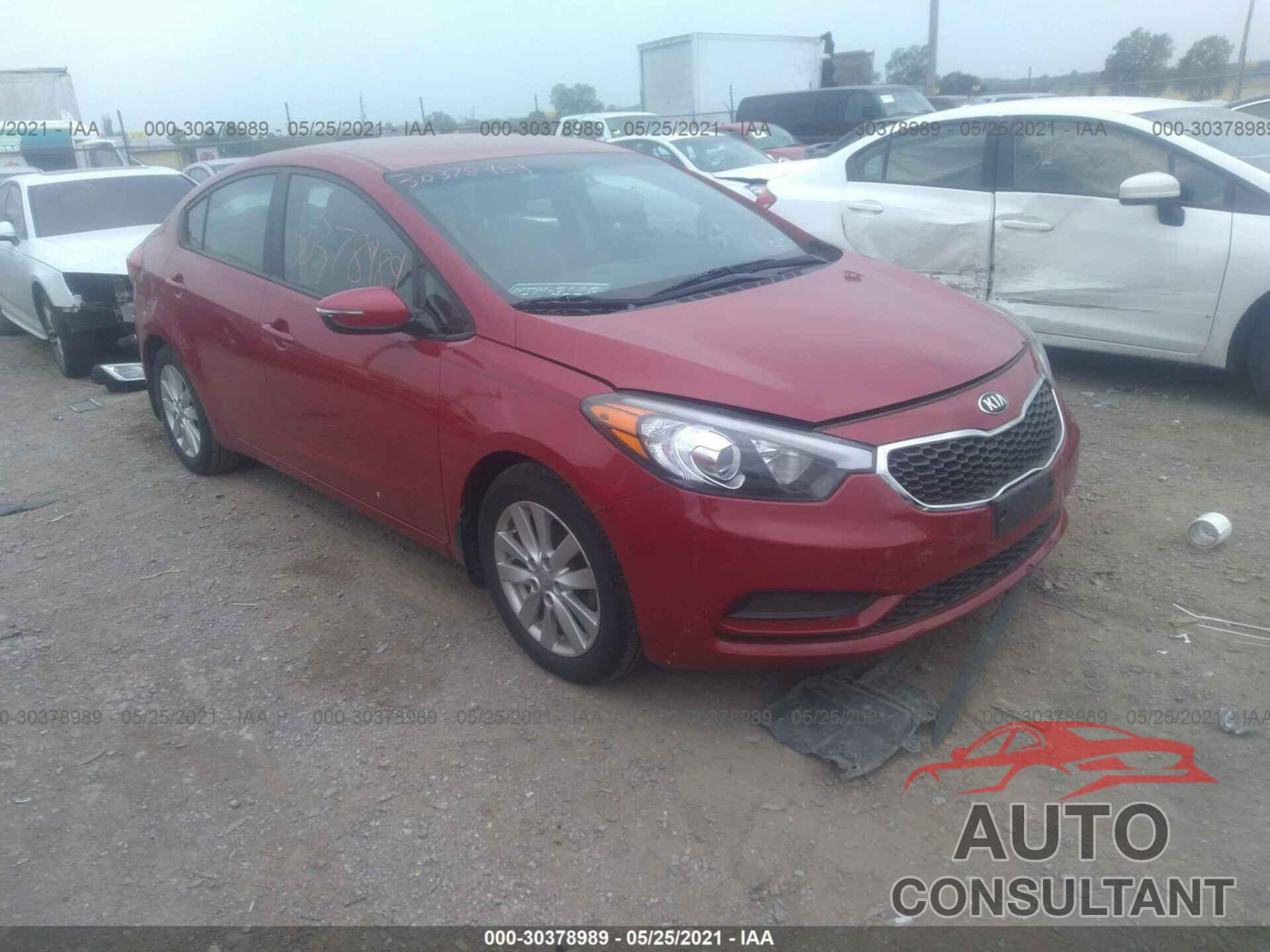 KIA FORTE 2016 - KNAFX4A67G5462016