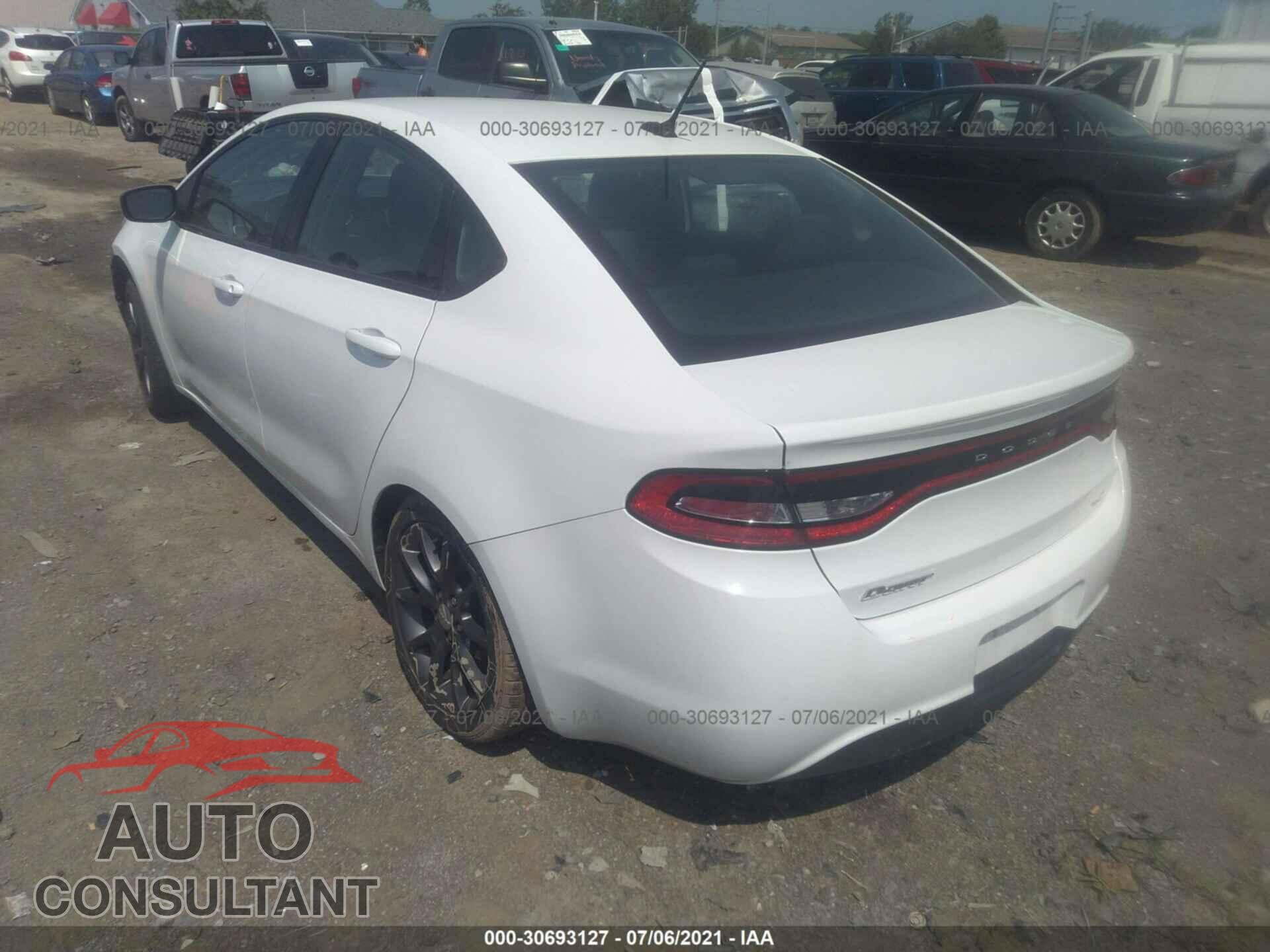DODGE DART 2016 - 1C3CDFAAXGD728282