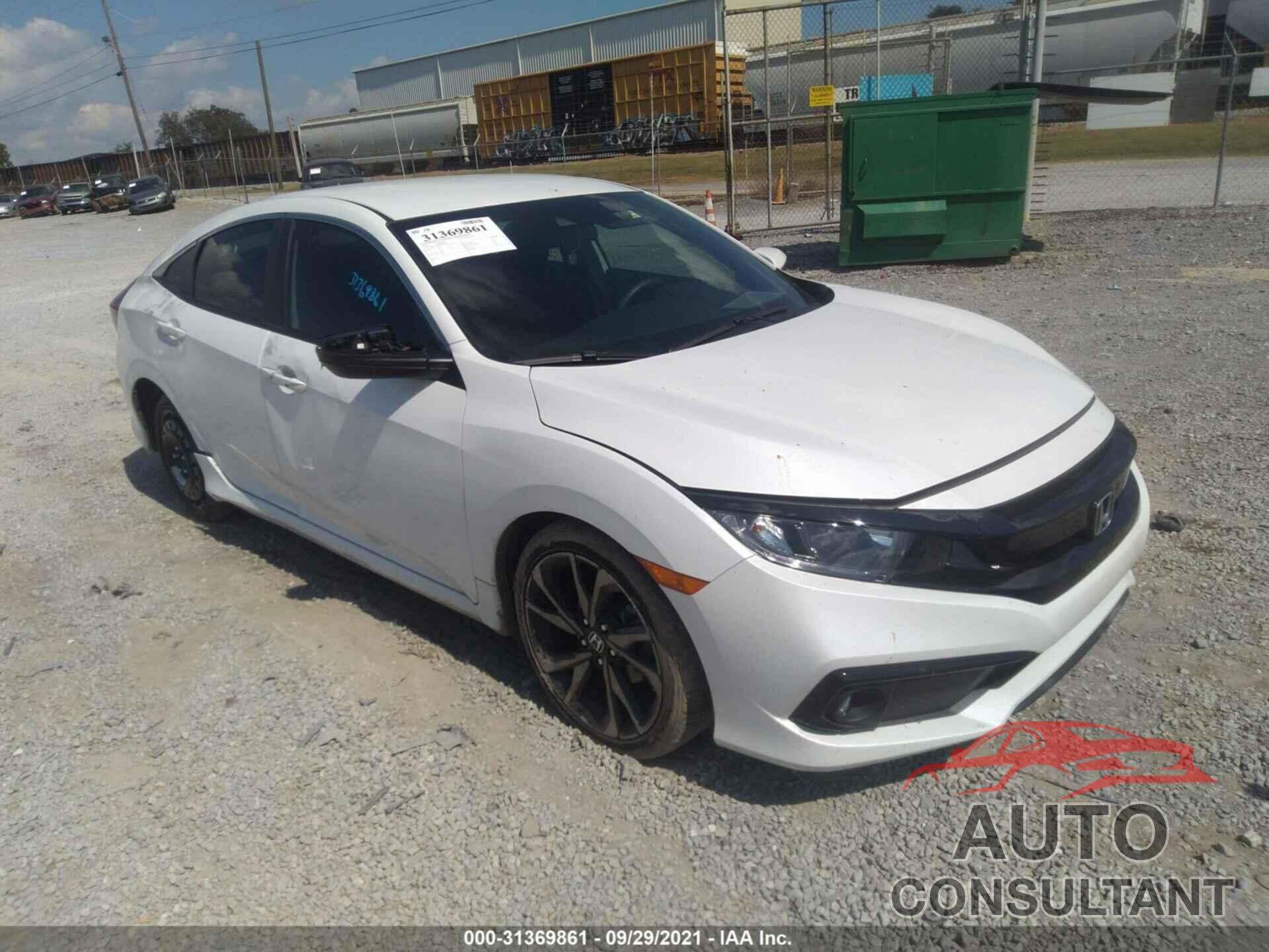 HONDA CIVIC SEDAN 2019 - 2HGFC2F88KH606849