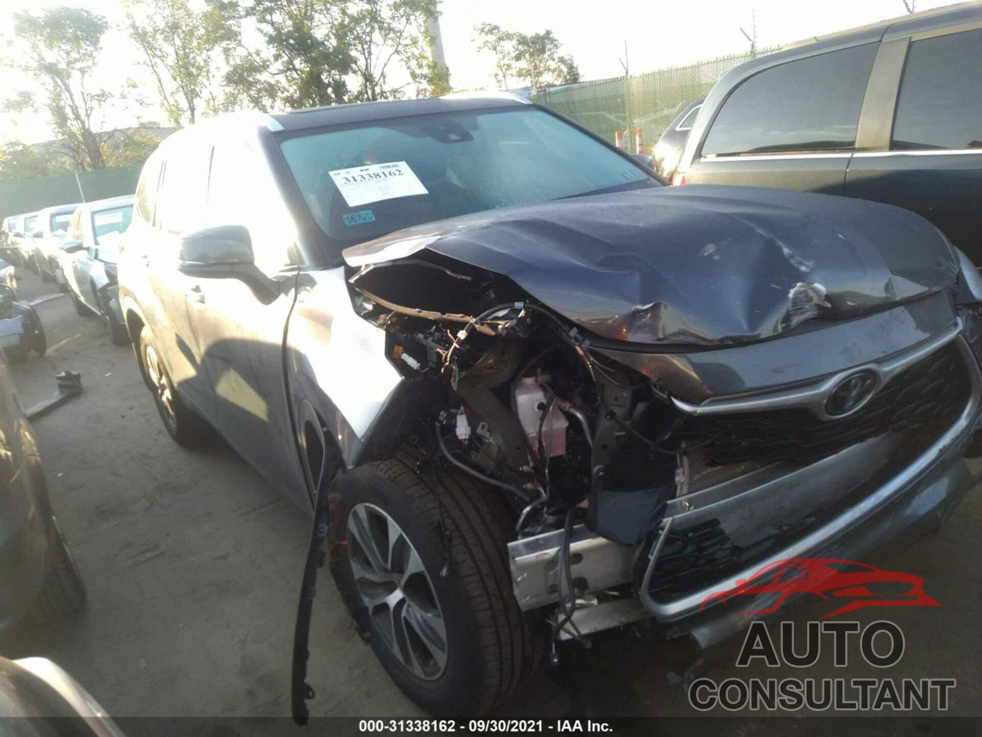 TOYOTA HIGHLANDER 2021 - 5TDGZRBH7MS101440