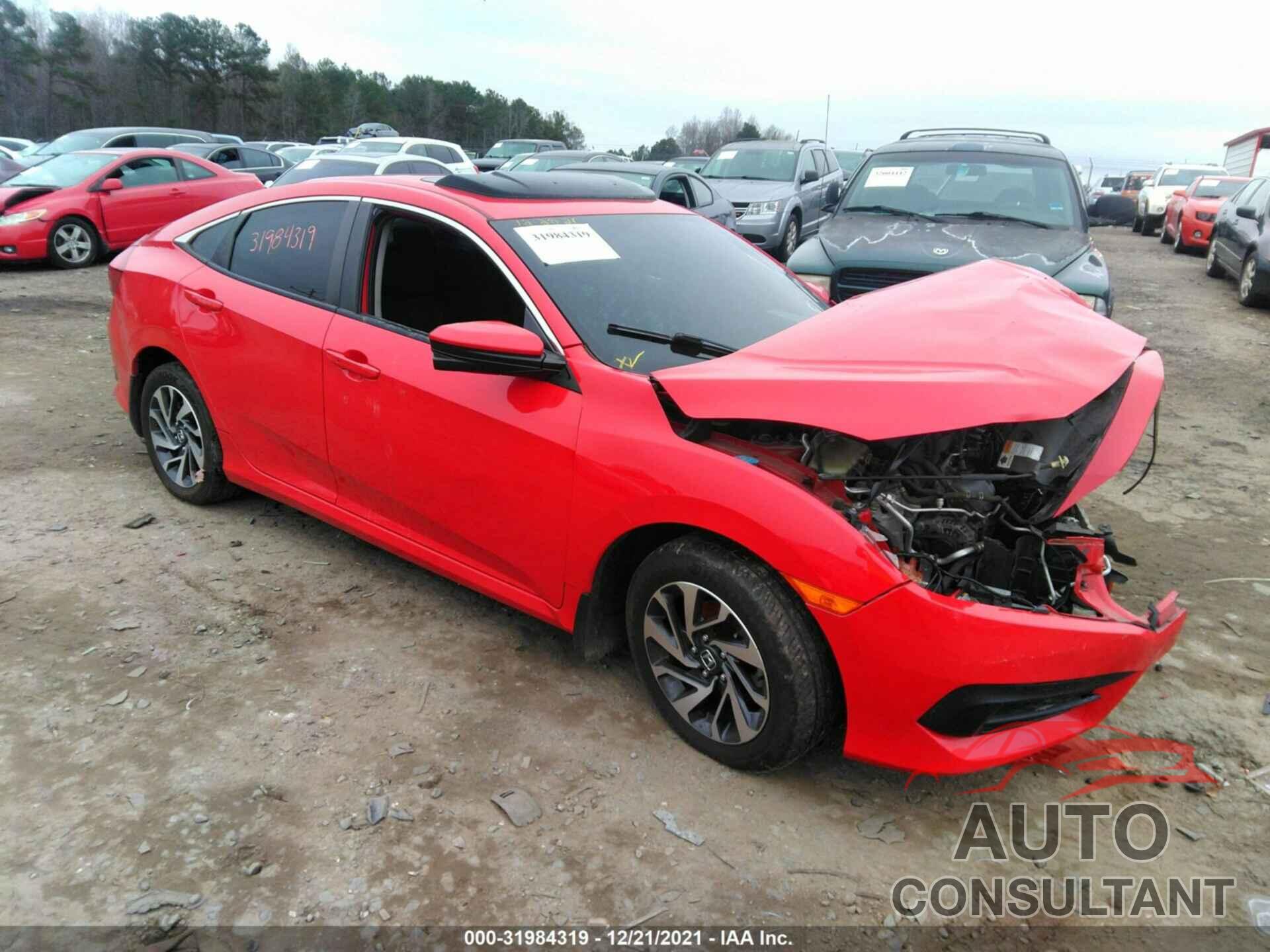 HONDA CIVIC SEDAN 2016 - 2HGFC2F75GH564820