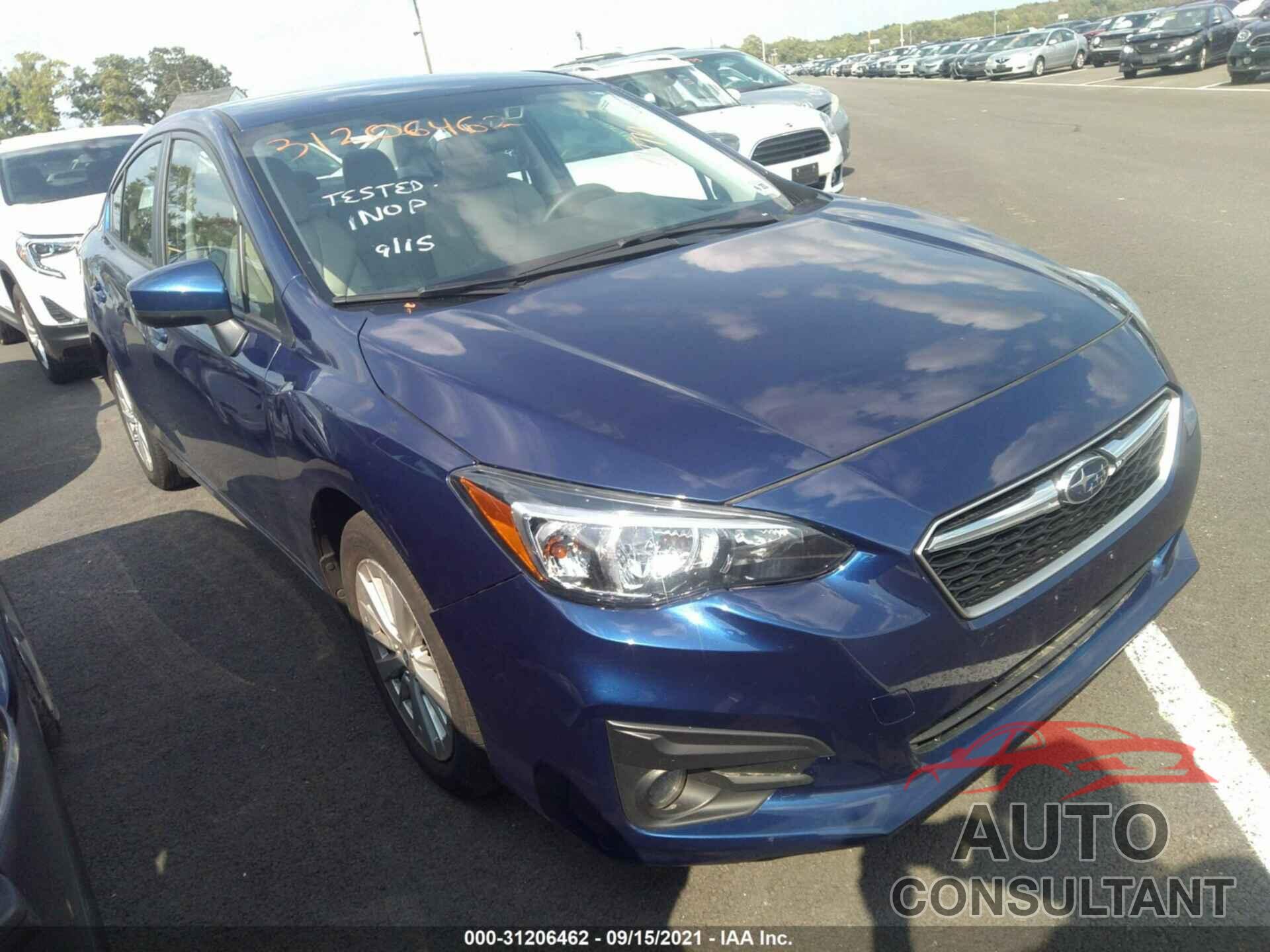 SUBARU IMPREZA 2018 - 4S3GKAD61J3623558