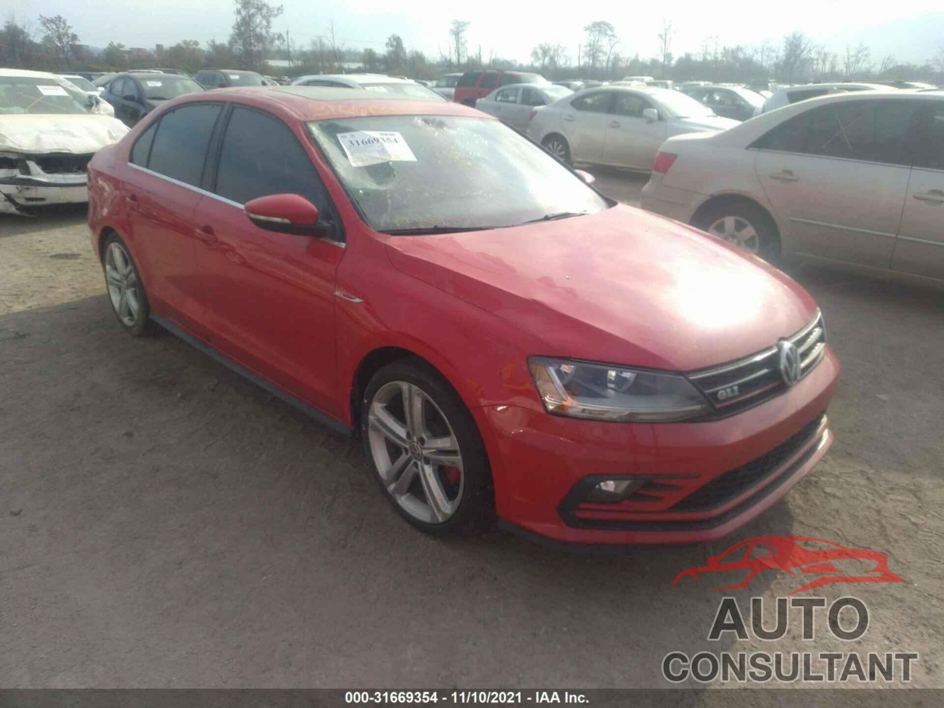 VOLKSWAGEN JETTA 2017 - 3VW4T7AJ3HM348809
