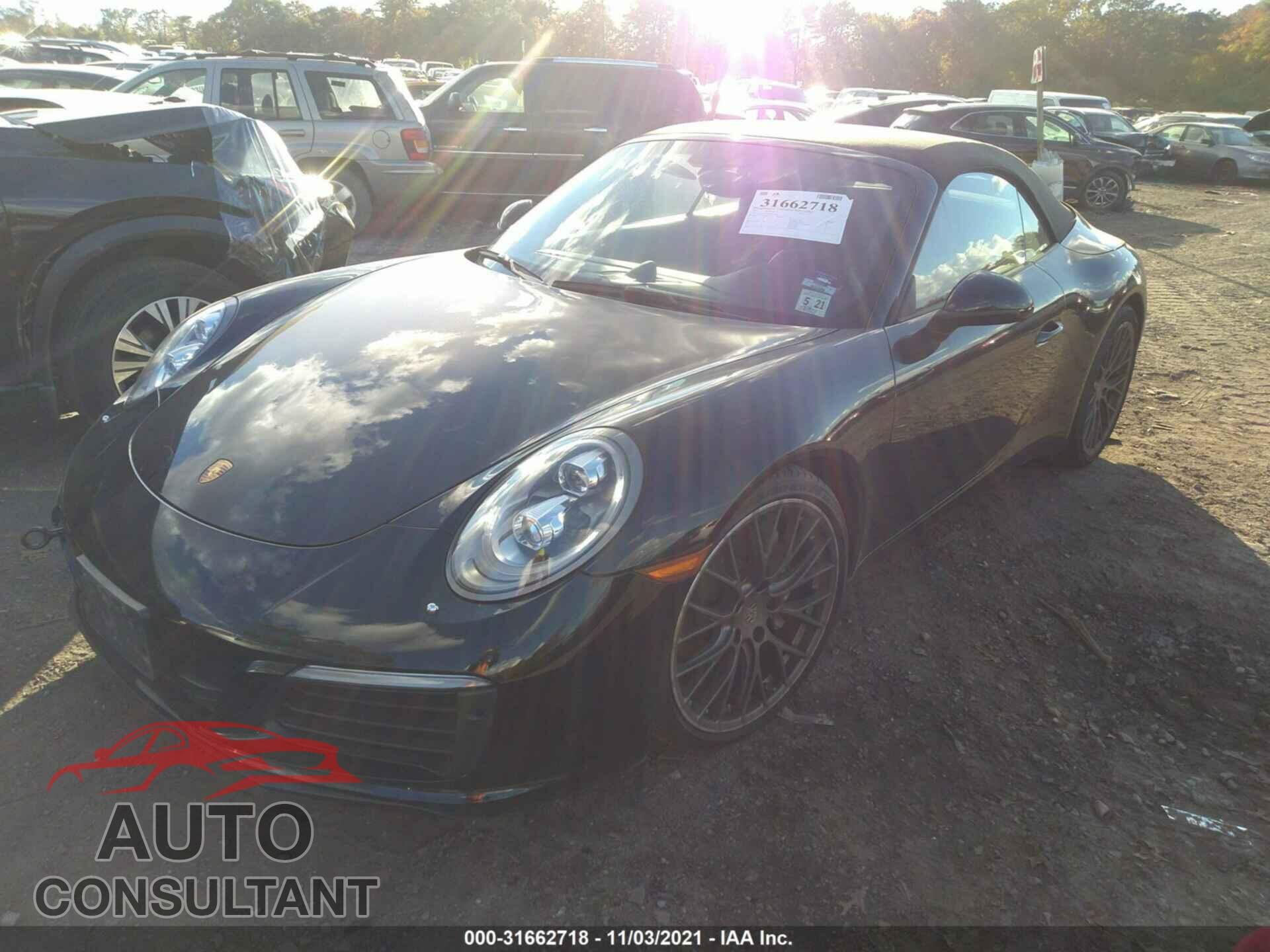 PORSCHE 911 2017 - WP0CA2A95HS141665