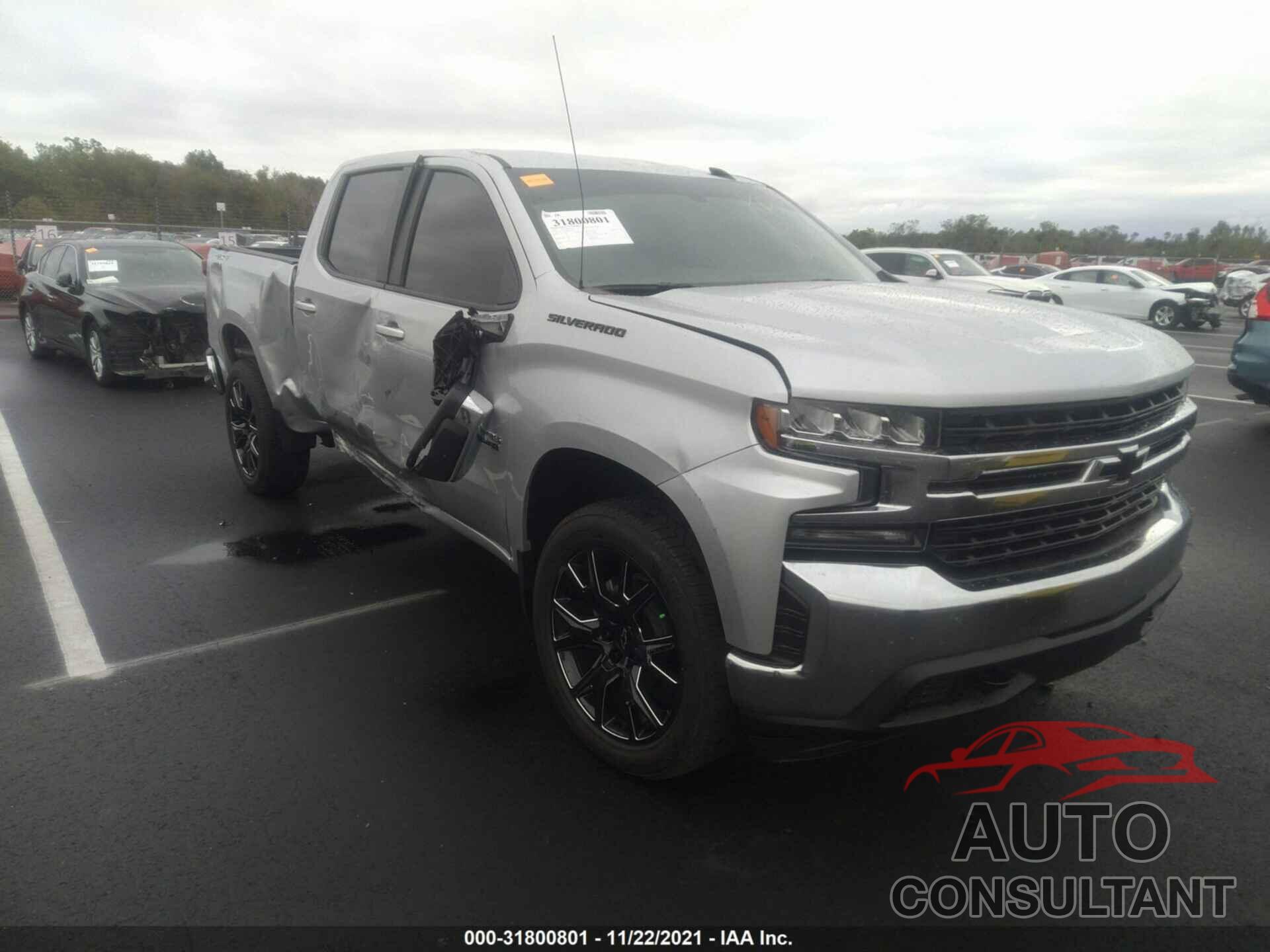 CHEVROLET SILVERADO 1500 2021 - 1GCUYDED1MZ444017