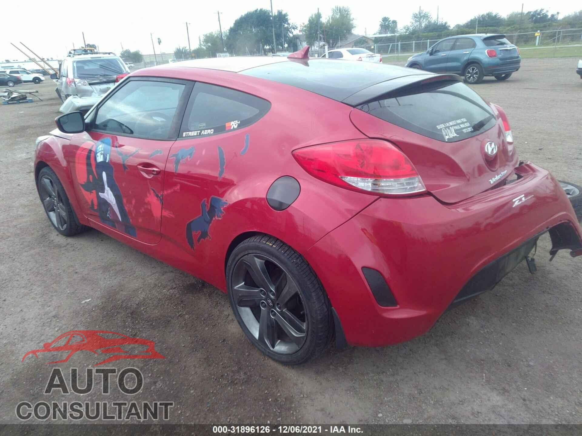 HYUNDAI VELOSTER 2016 - KMHTC6ADXGU298290