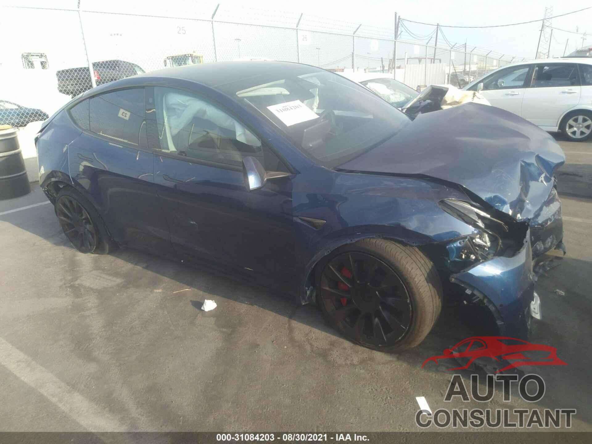 TESLA MODEL Y 2021 - 5YJYGDEE9MF070789