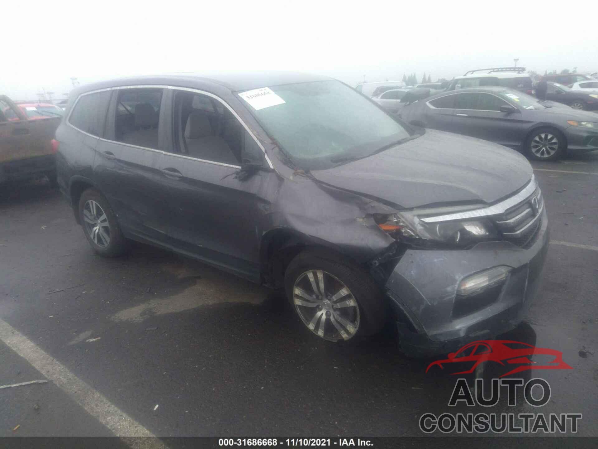 HONDA PILOT 2017 - 5FNYF6H31HB050583