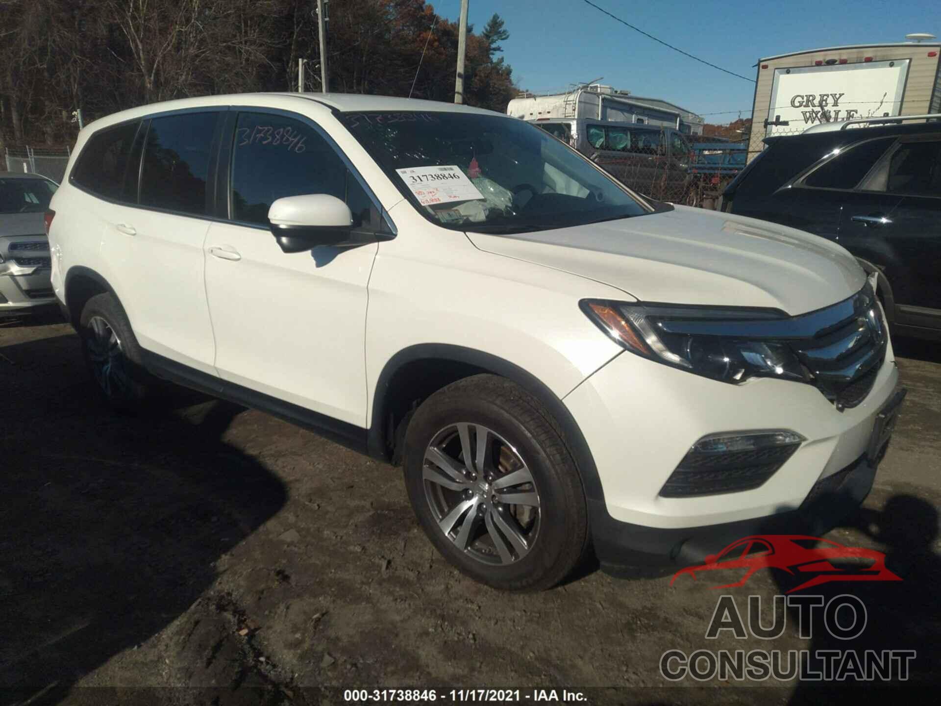 HONDA PILOT 2017 - 5FNYF6H38HB092782
