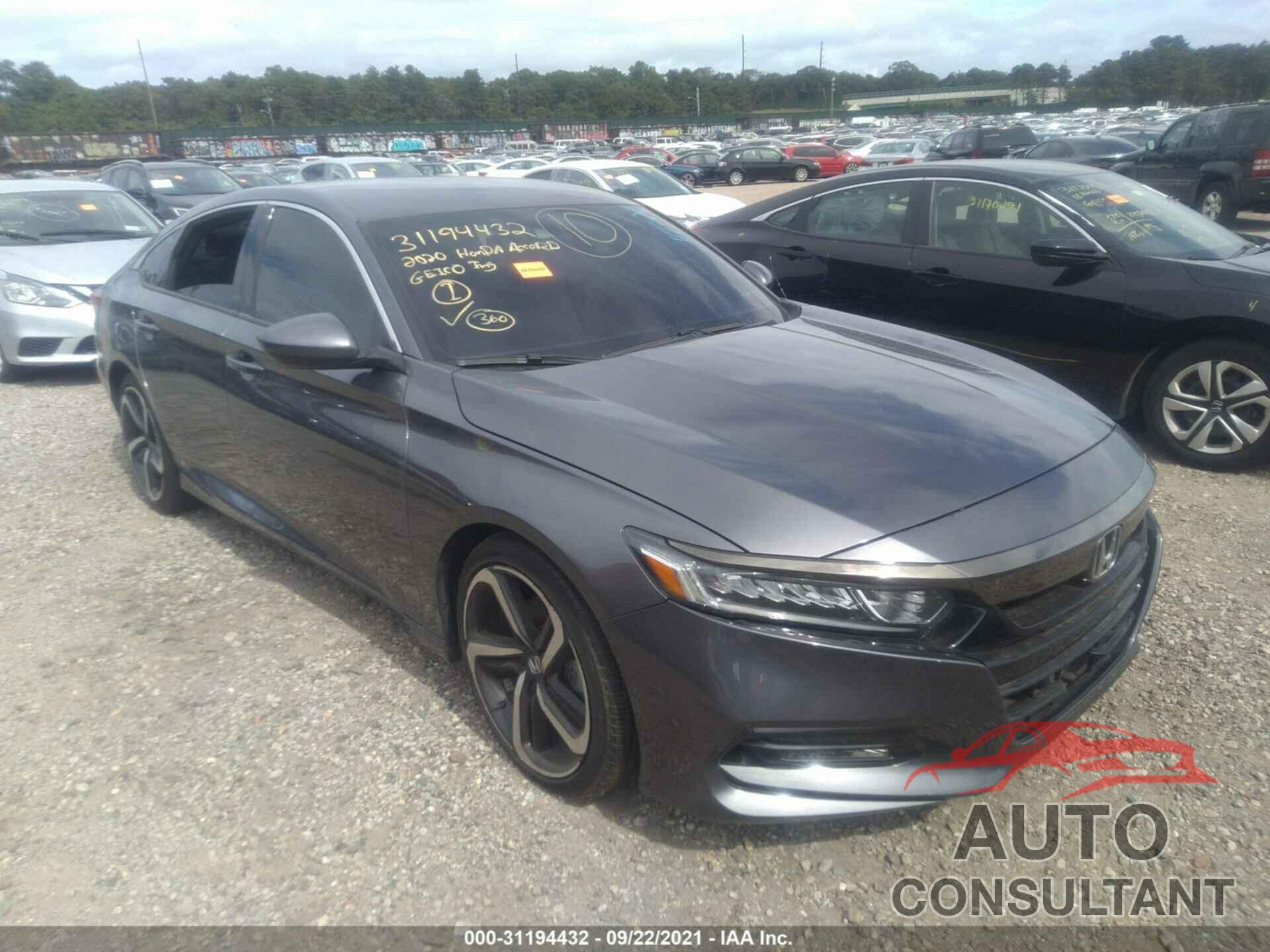 HONDA ACCORD SEDAN 2020 - 1HGCV1F39LA079299