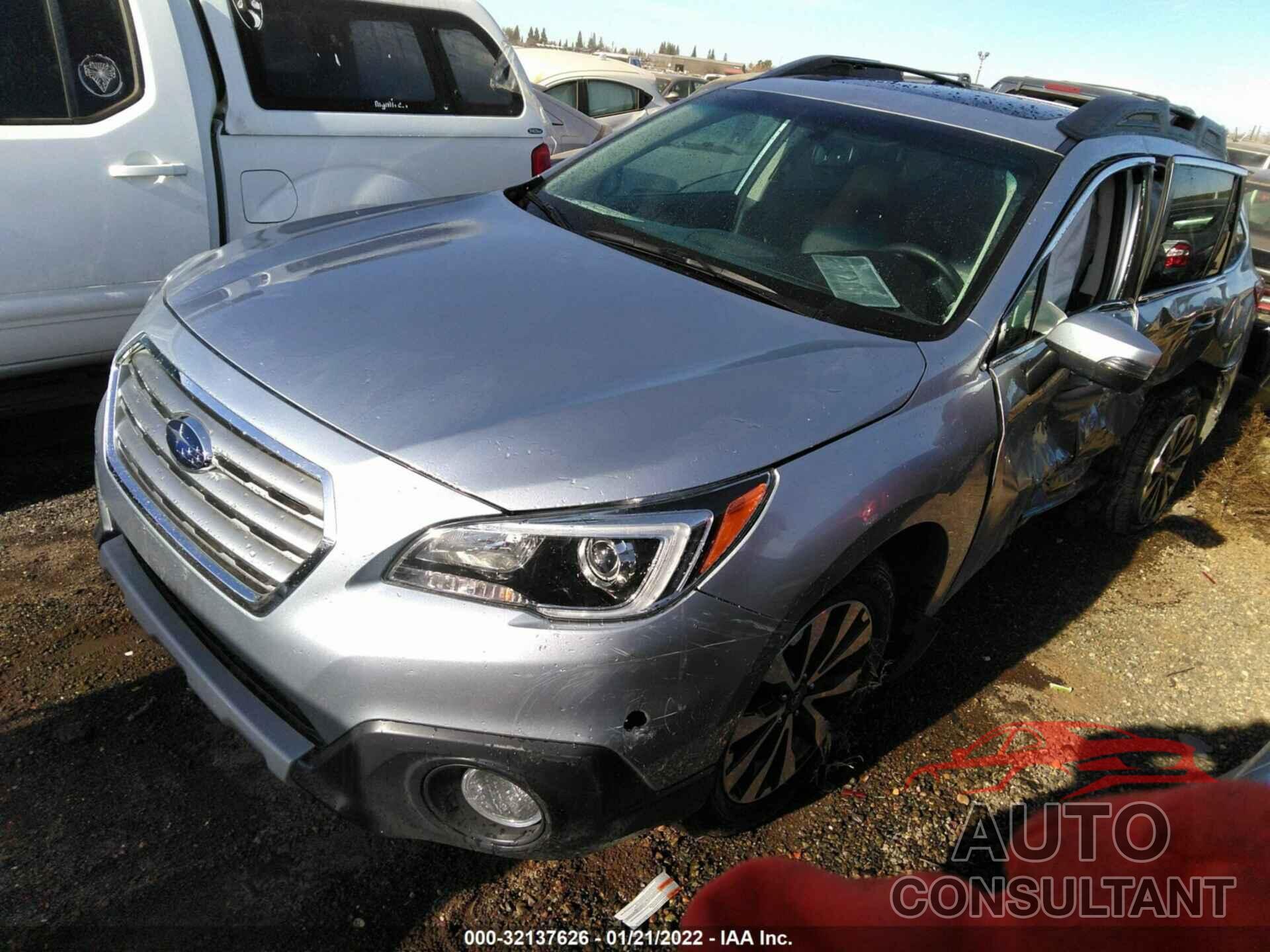 SUBARU OUTBACK 2016 - 4S4BSALC0G3230933