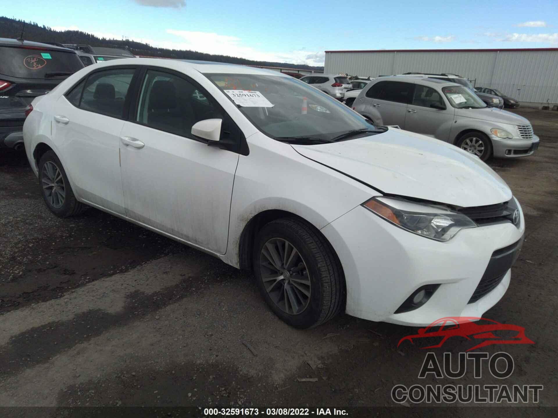 TOYOTA COROLLA 2016 - 2T1BURHE0GC552700