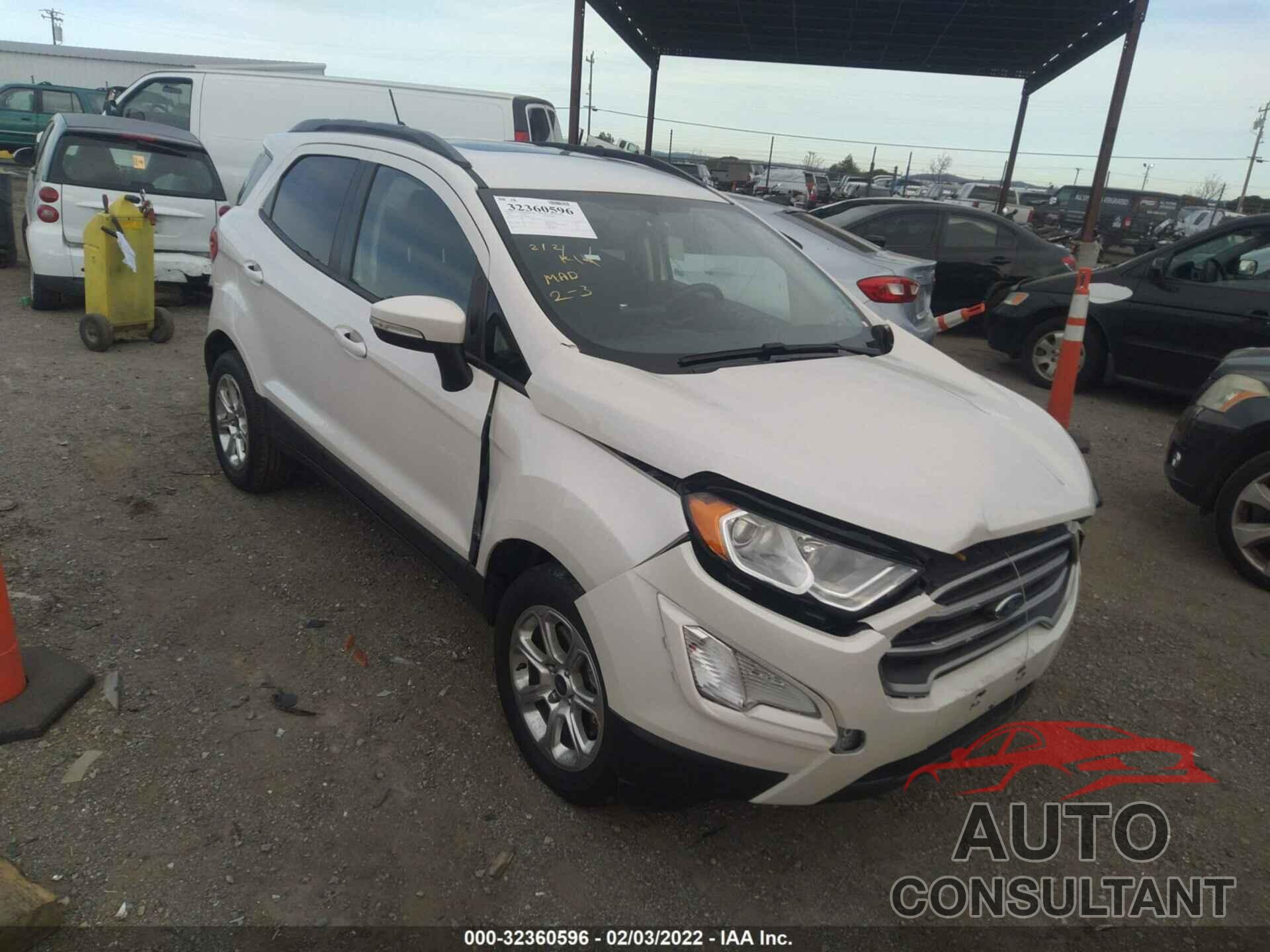 FORD ECOSPORT 2018 - MAJ3P1TE2JC170808