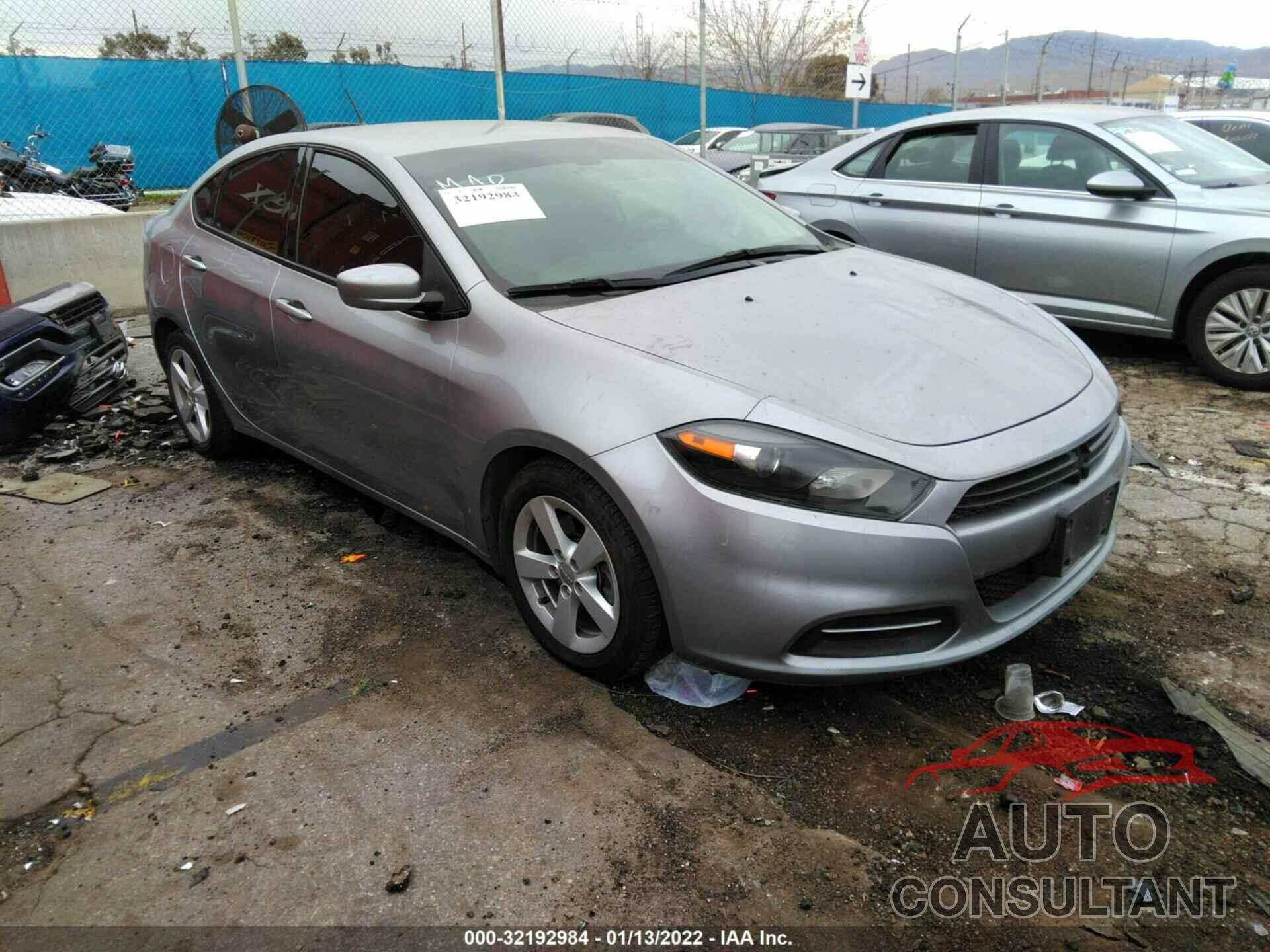 DODGE DART 2016 - 1C3CDFBBXGD766604