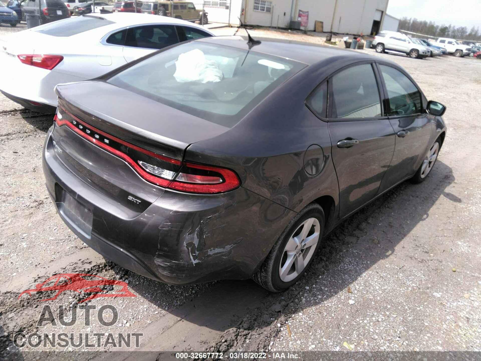 DODGE DART 2016 - 1C3CDFBB3GD605592