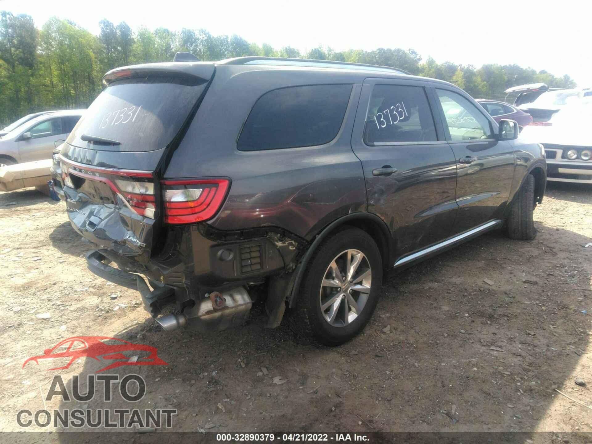 DODGE DURANGO 2016 - 1C4RDHDG5GC301258