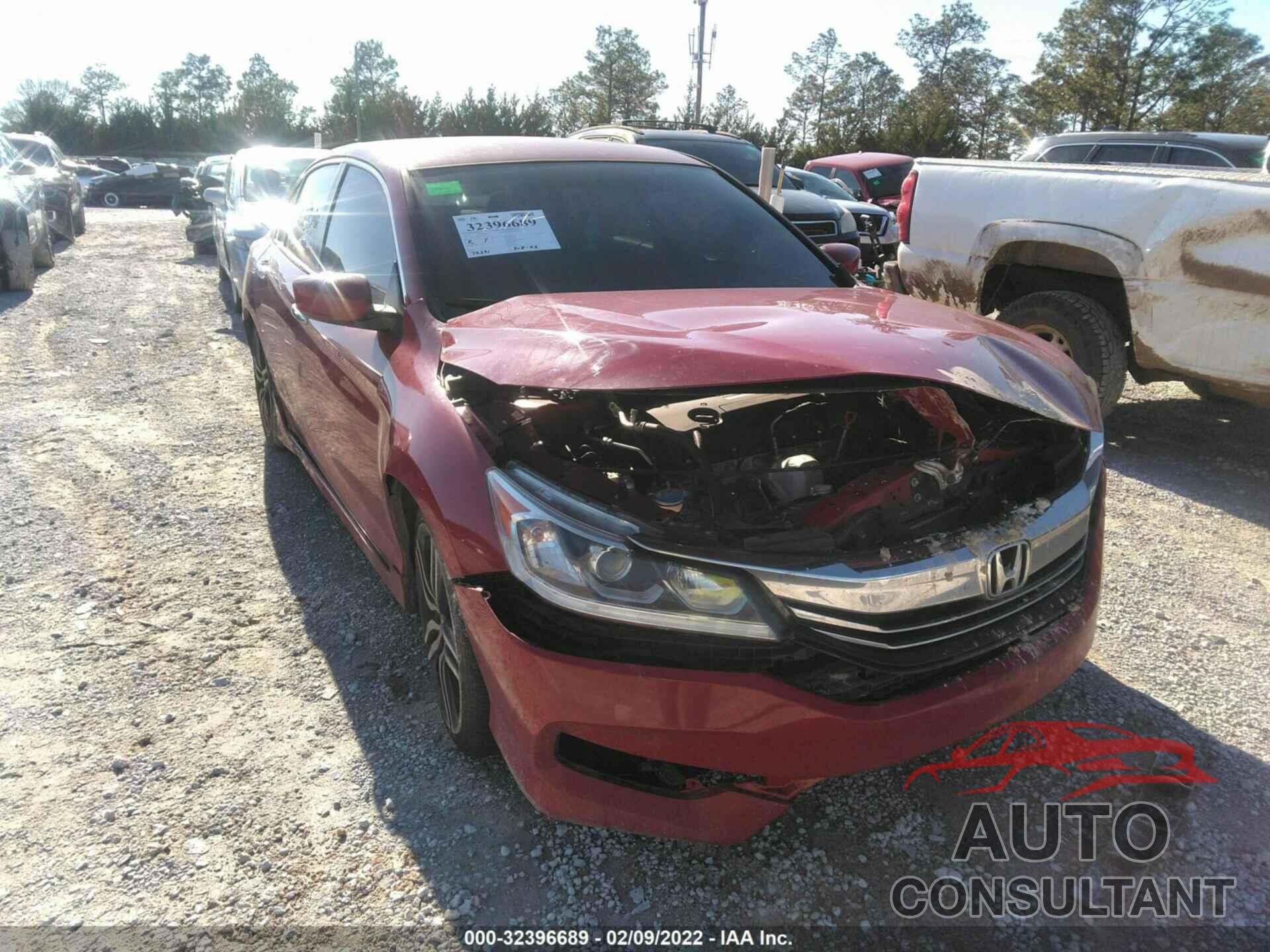 HONDA ACCORD SEDAN 2017 - 1HGCR2F51HA205870