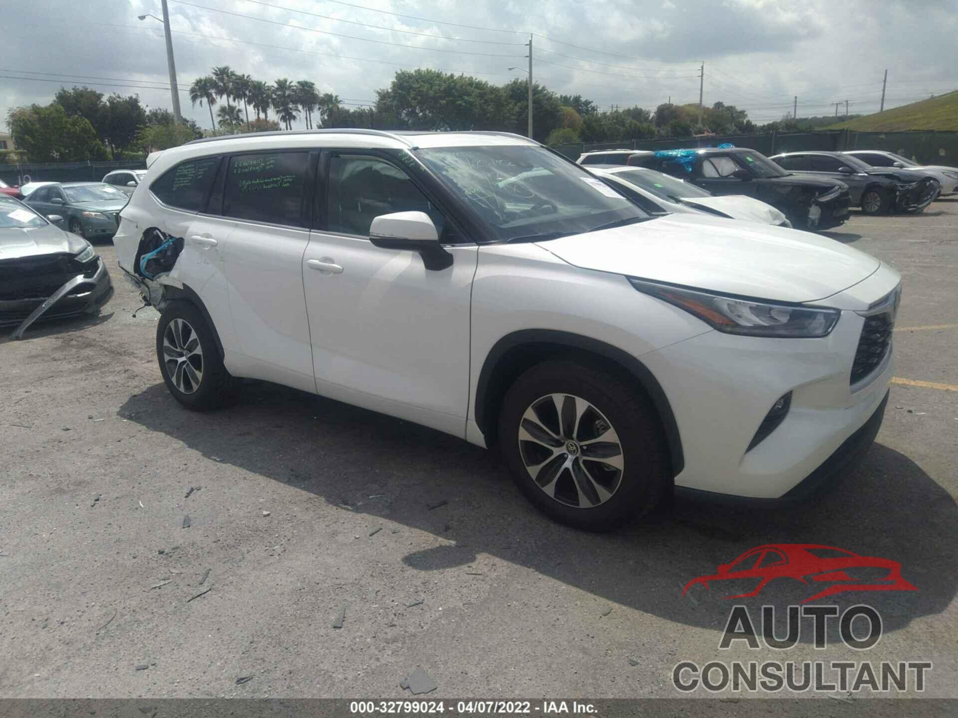 TOYOTA HIGHLANDER 2020 - 5TDGZRAH3LS029149