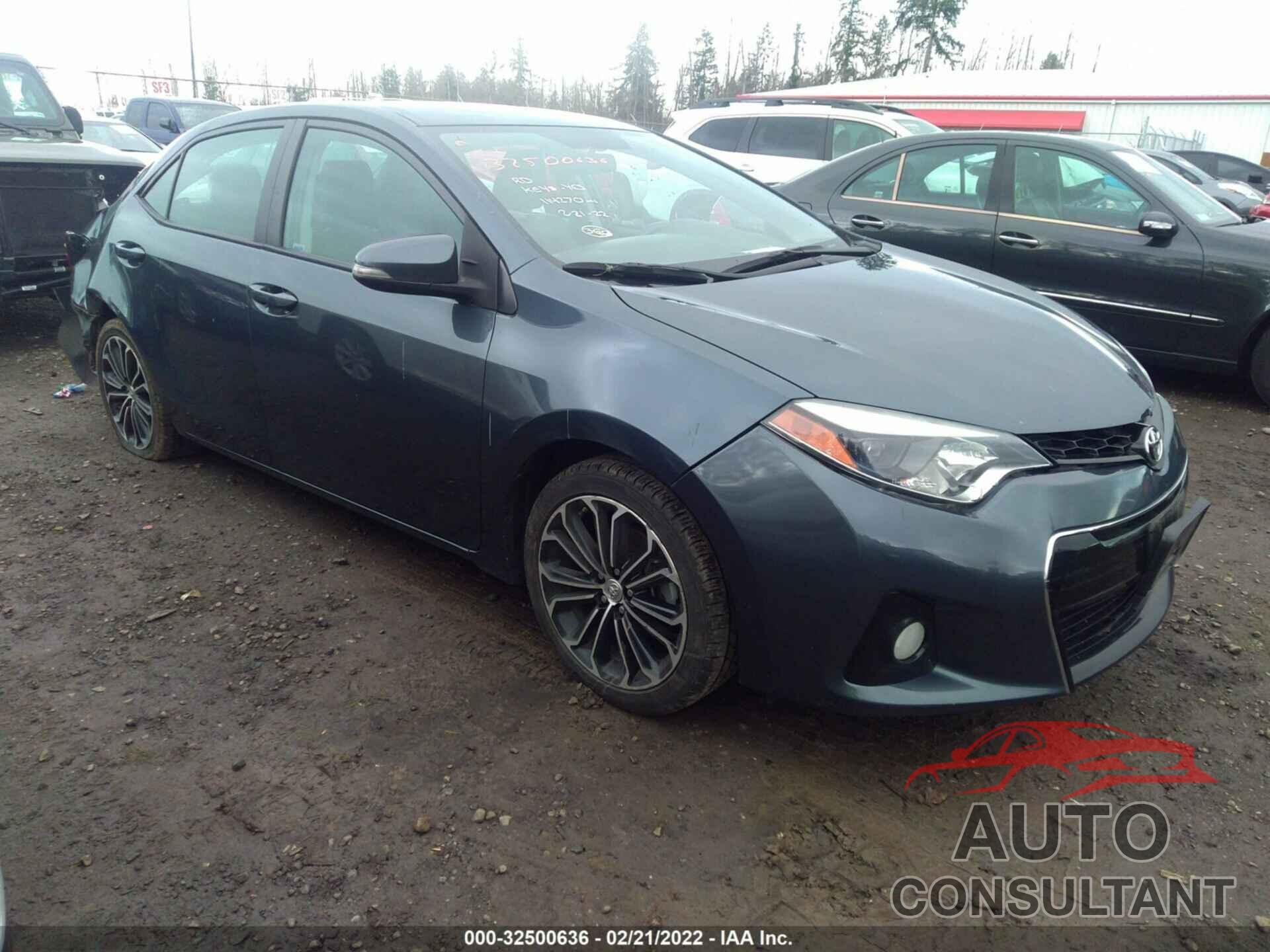 TOYOTA COROLLA 2016 - 2T1BURHE2GC587013