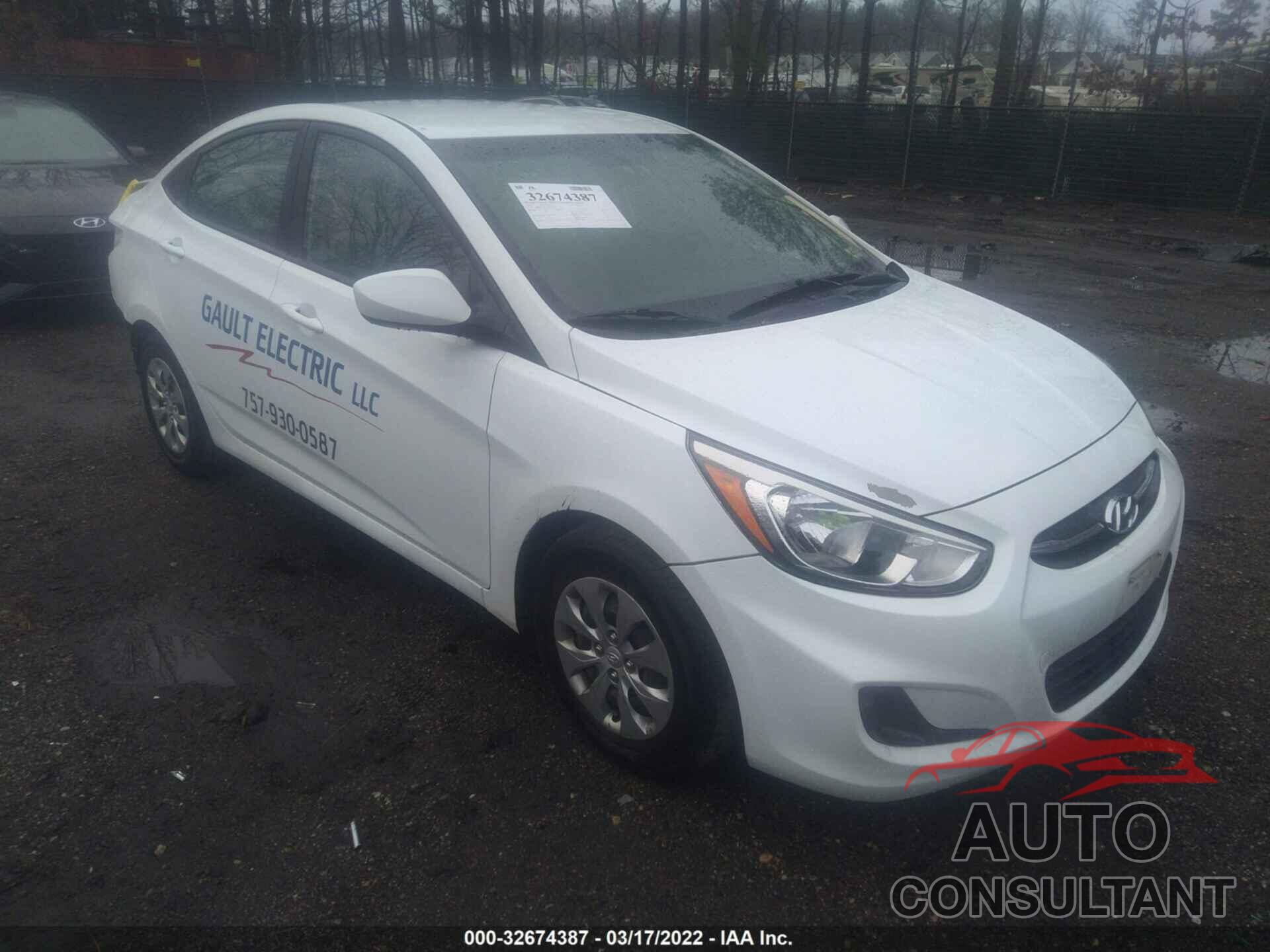 HYUNDAI ACCENT 2016 - KMHCT4AE8GU123873