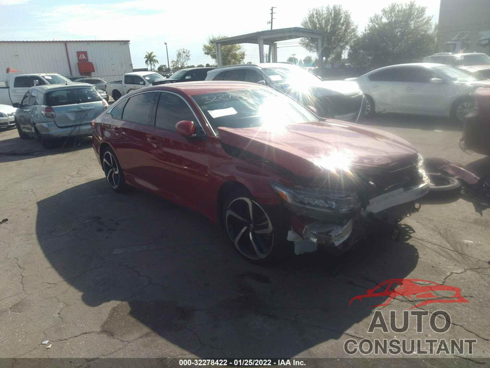HONDA ACCORD SEDAN 2019 - 1HGCV1F3XKA039599