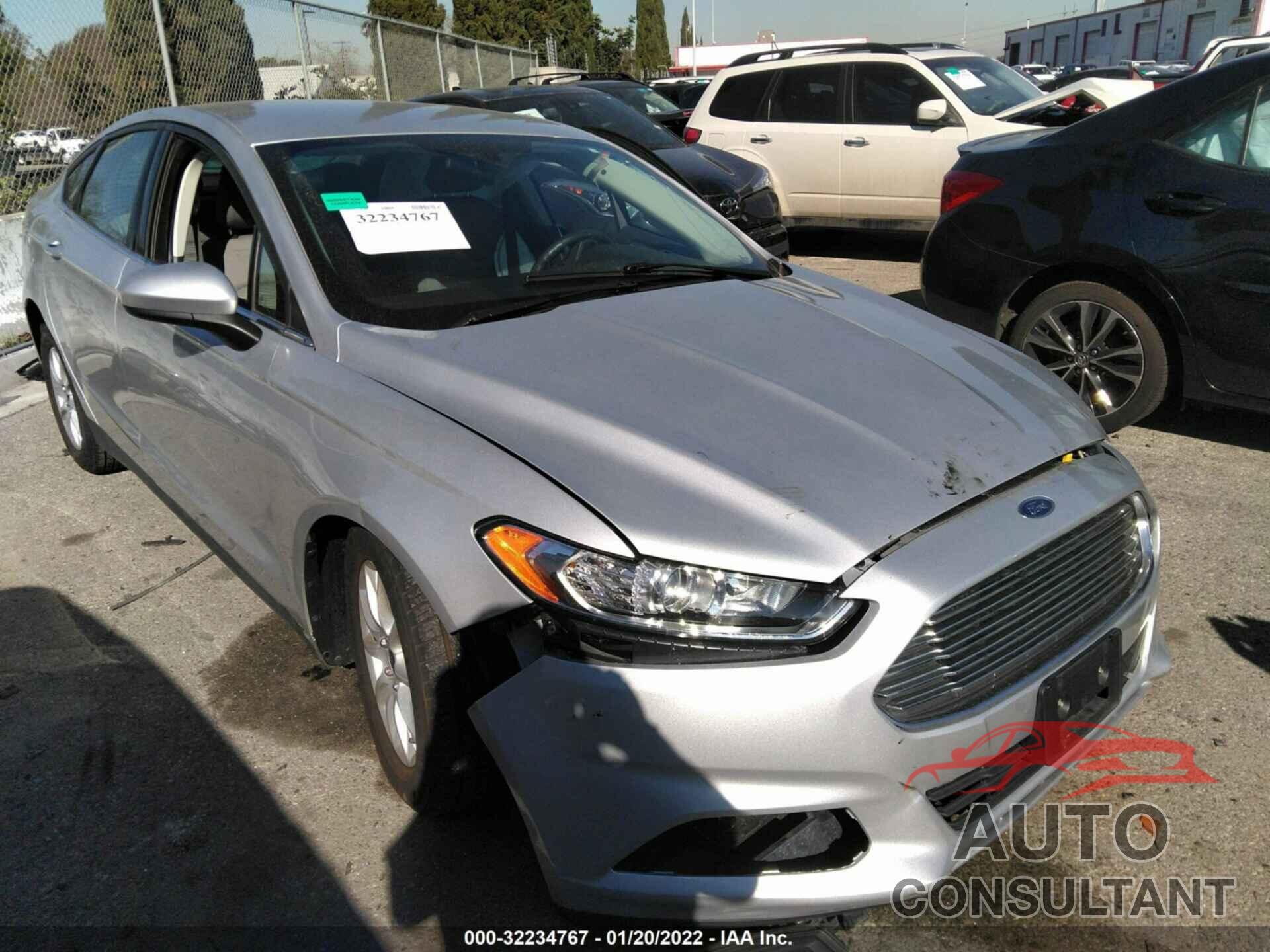 FORD FUSION 2016 - 3FA6P0G7XGR377587
