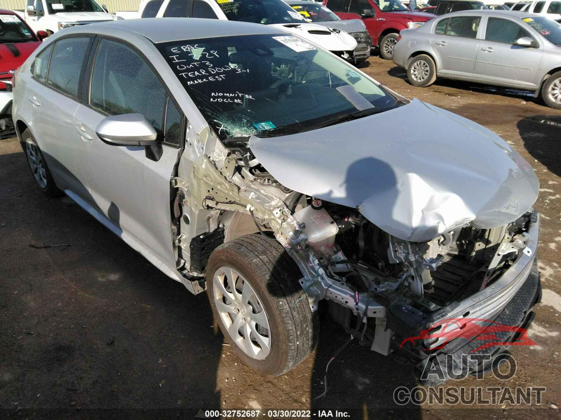 TOYOTA COROLLA 2021 - 5YFEPMAE6MP182074
