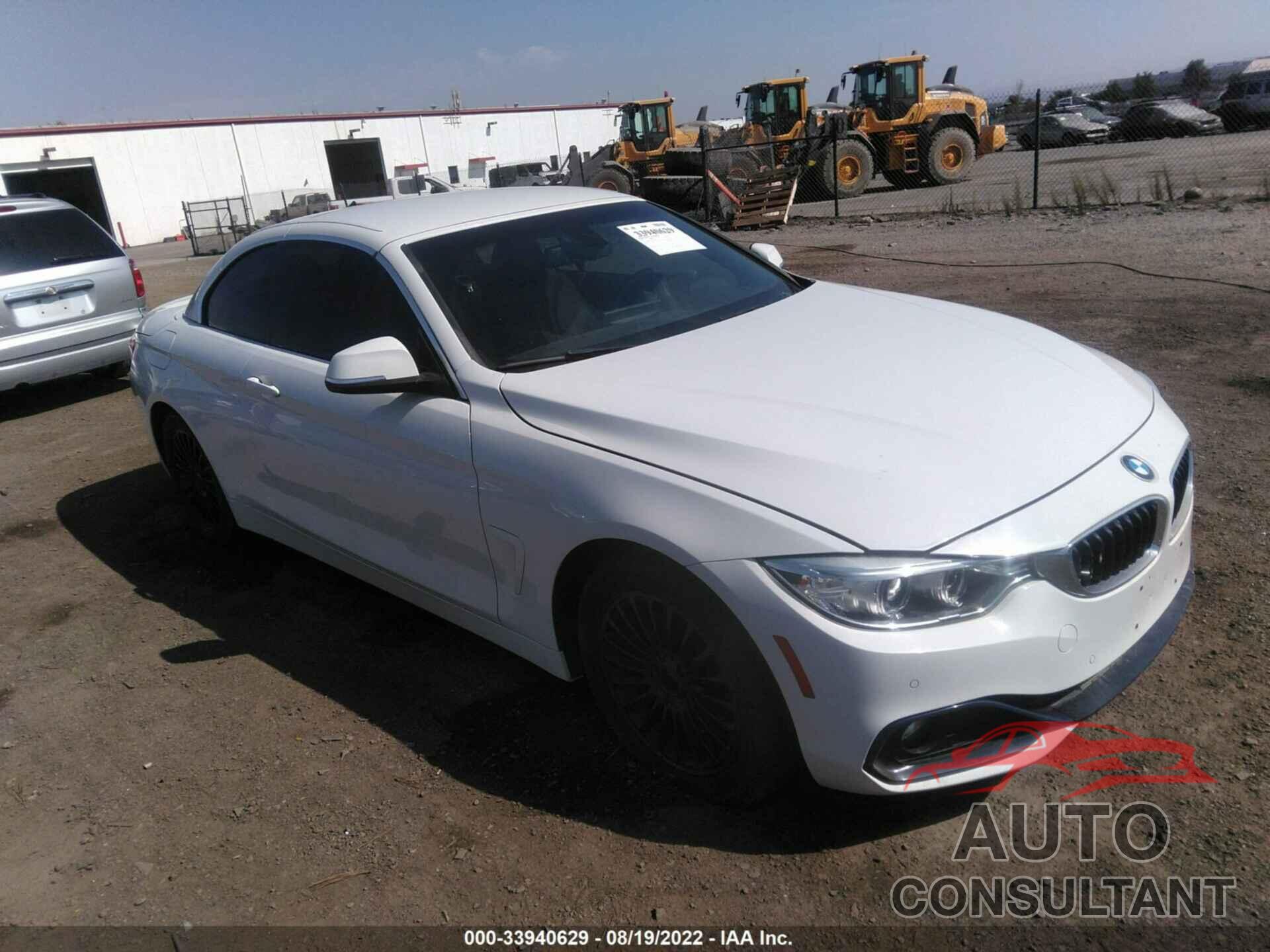 BMW 4 SERIES 2017 - WBA4U7C34H5J55067