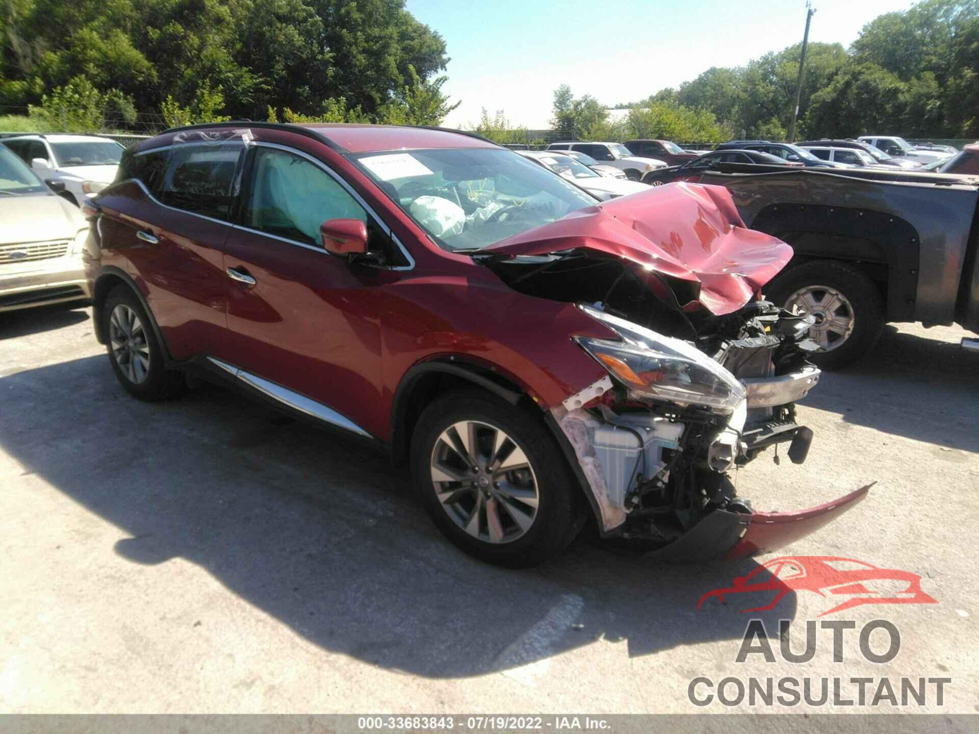 NISSAN MURANO 2018 - 5N1AZ2MHXJN162448